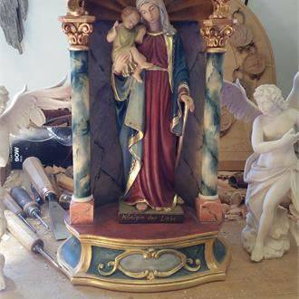  Regina dell'amore statua di legno -   NICCHIA PER MADONNA 