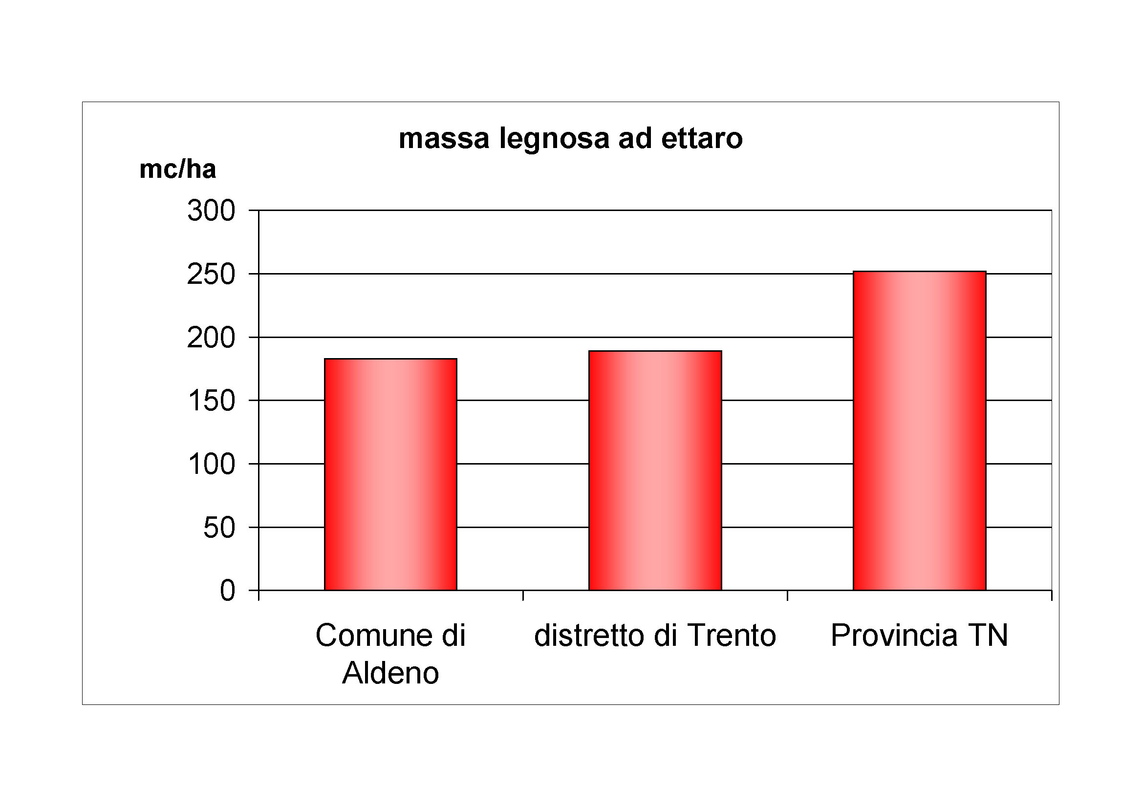 Massa legnosa ad ettaro