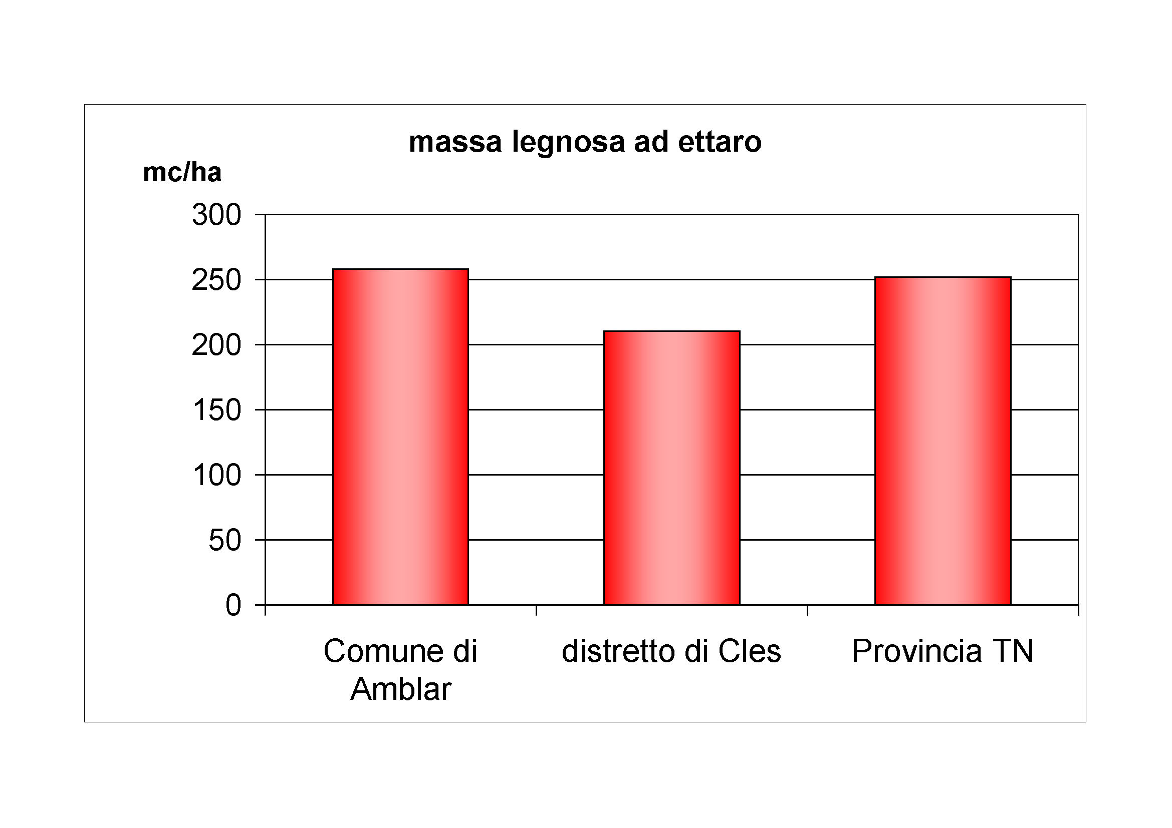 Massa legnosa ad ettaro