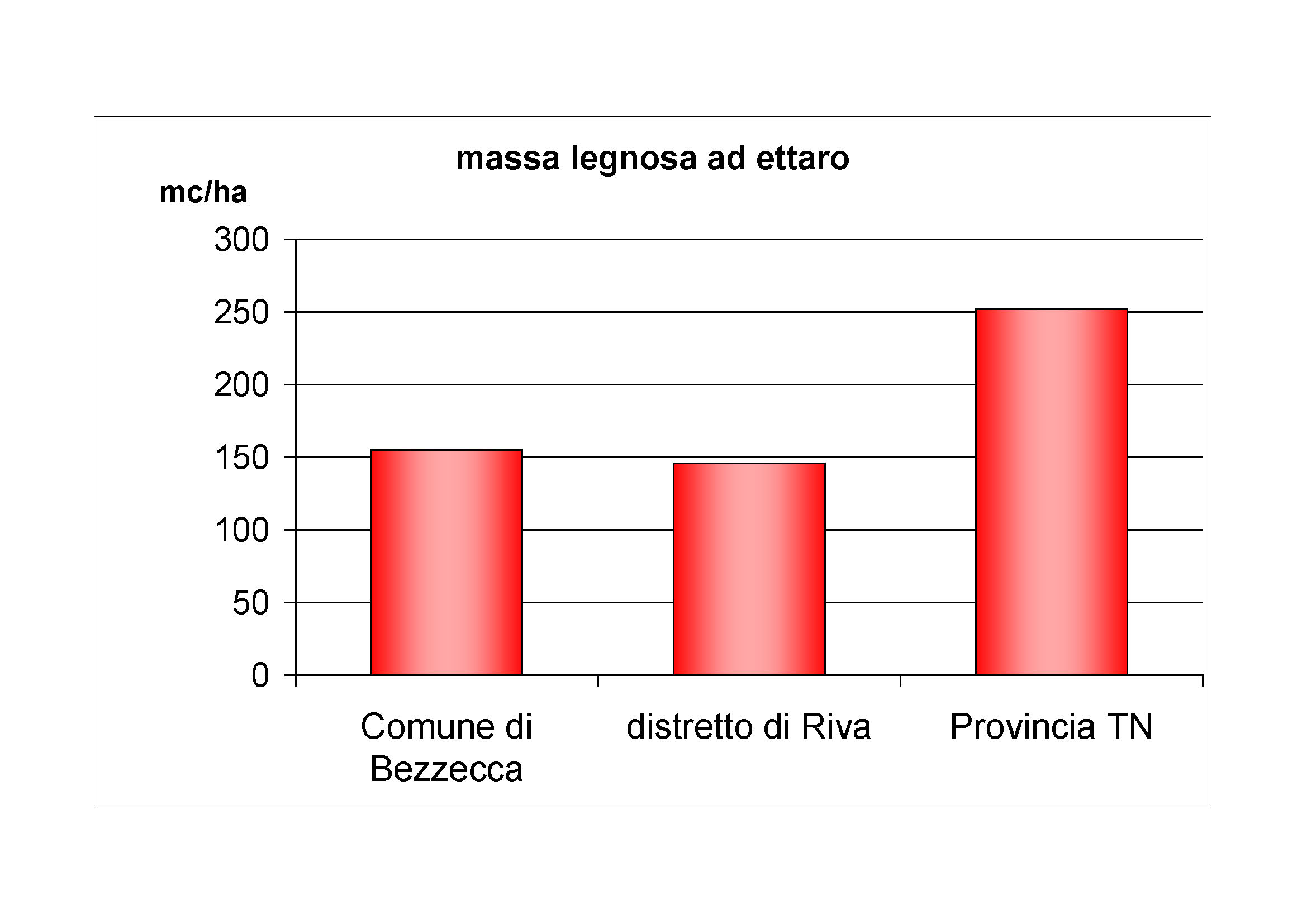 Massa legnosa ad ettaro