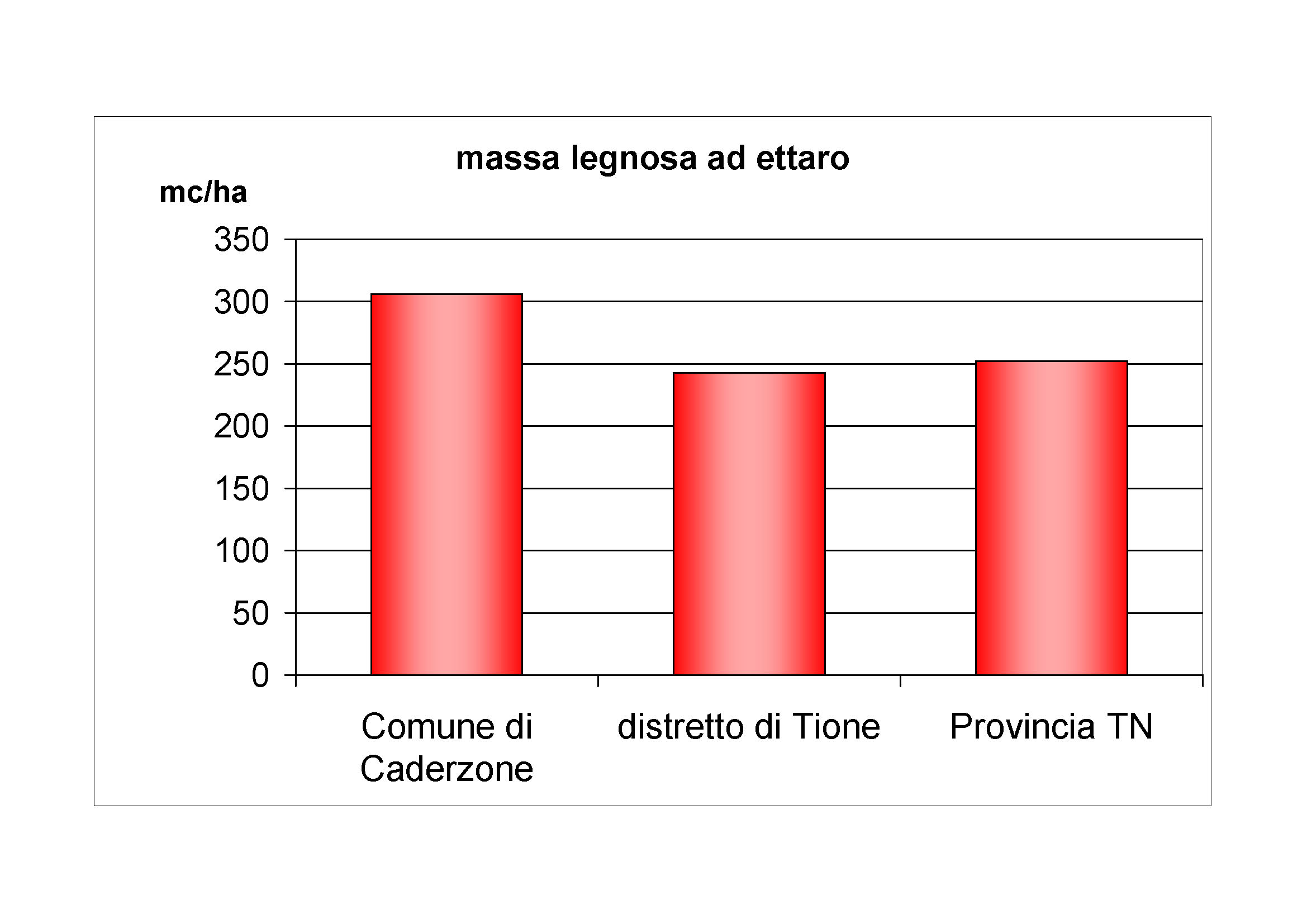 Massa legnosa ad ettaro