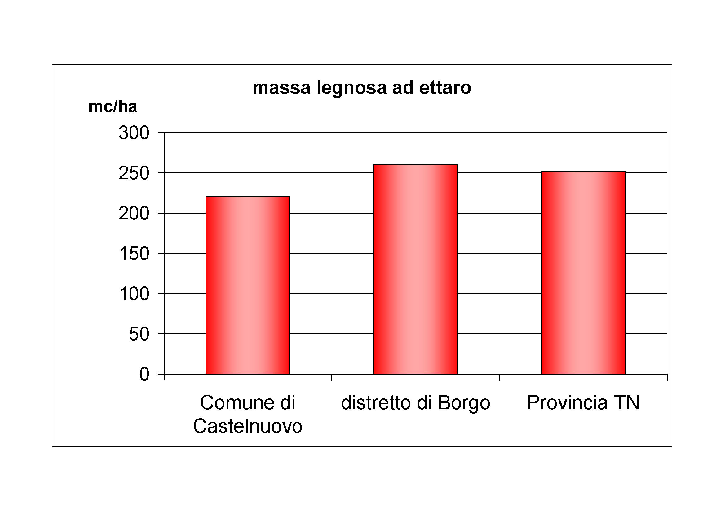 Massa legnosa ad ettaro