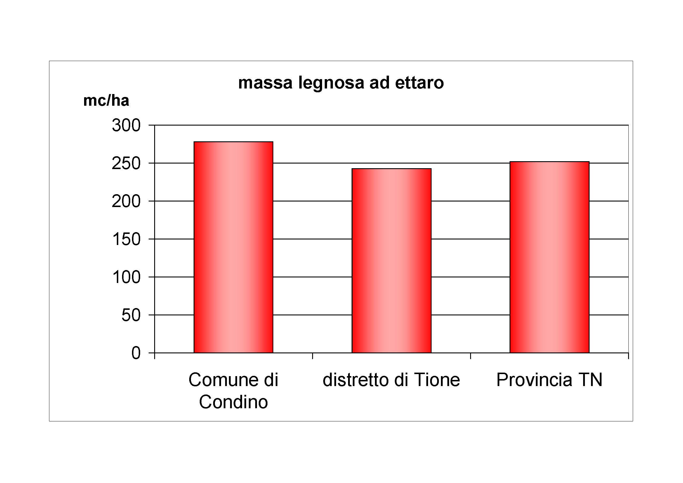 Massa legnosa ad ettaro