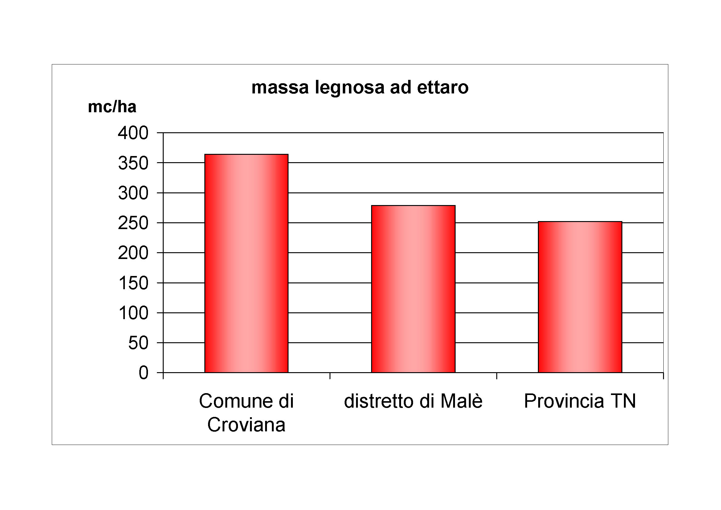 Massa legnosa ad ettaro