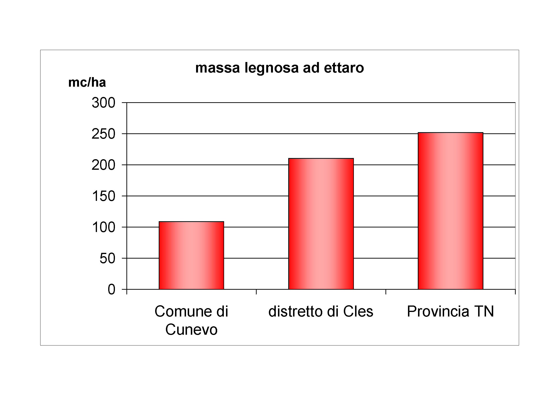 Massa legnosa ad ettaro