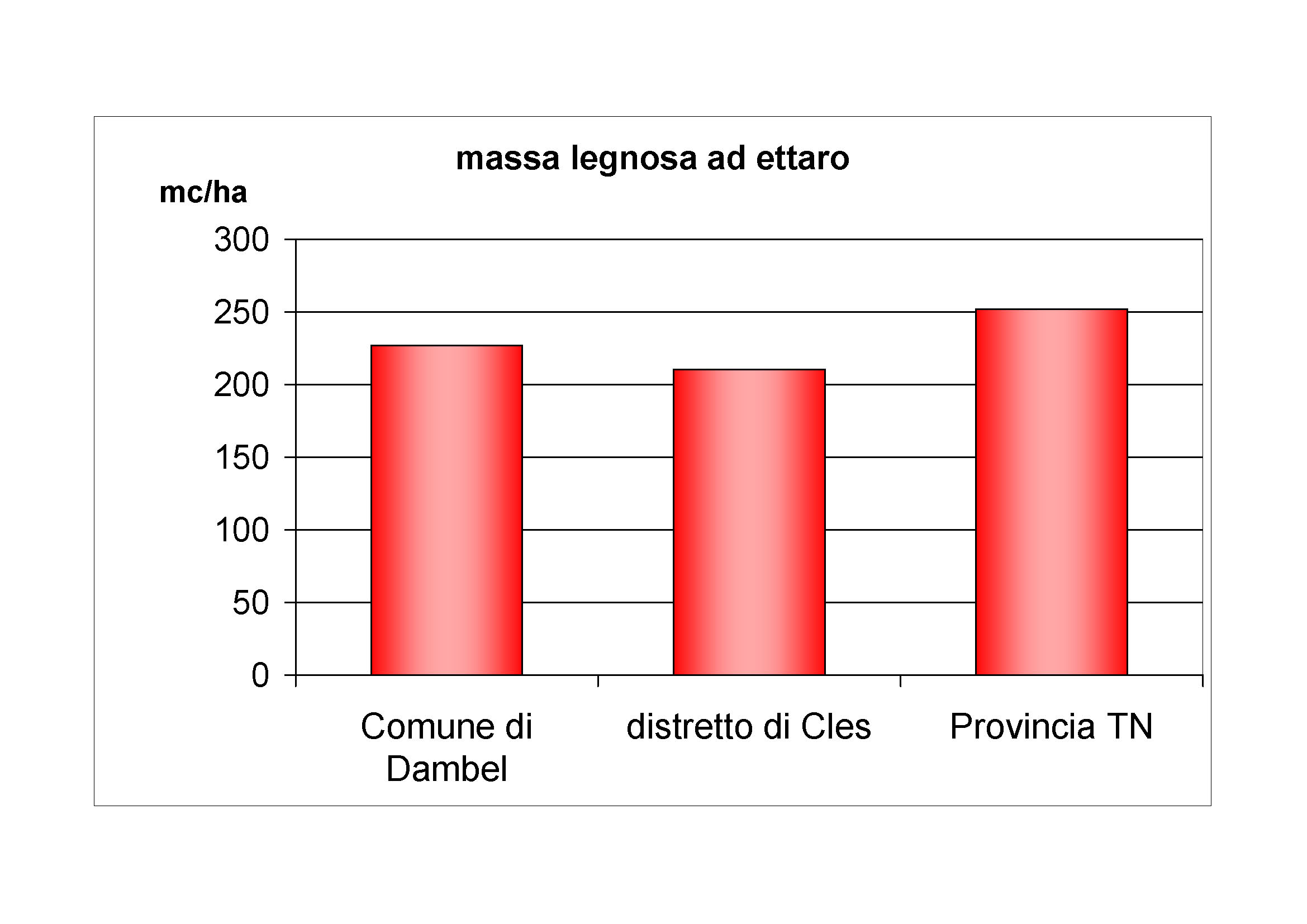 Massa legnosa ad ettaro