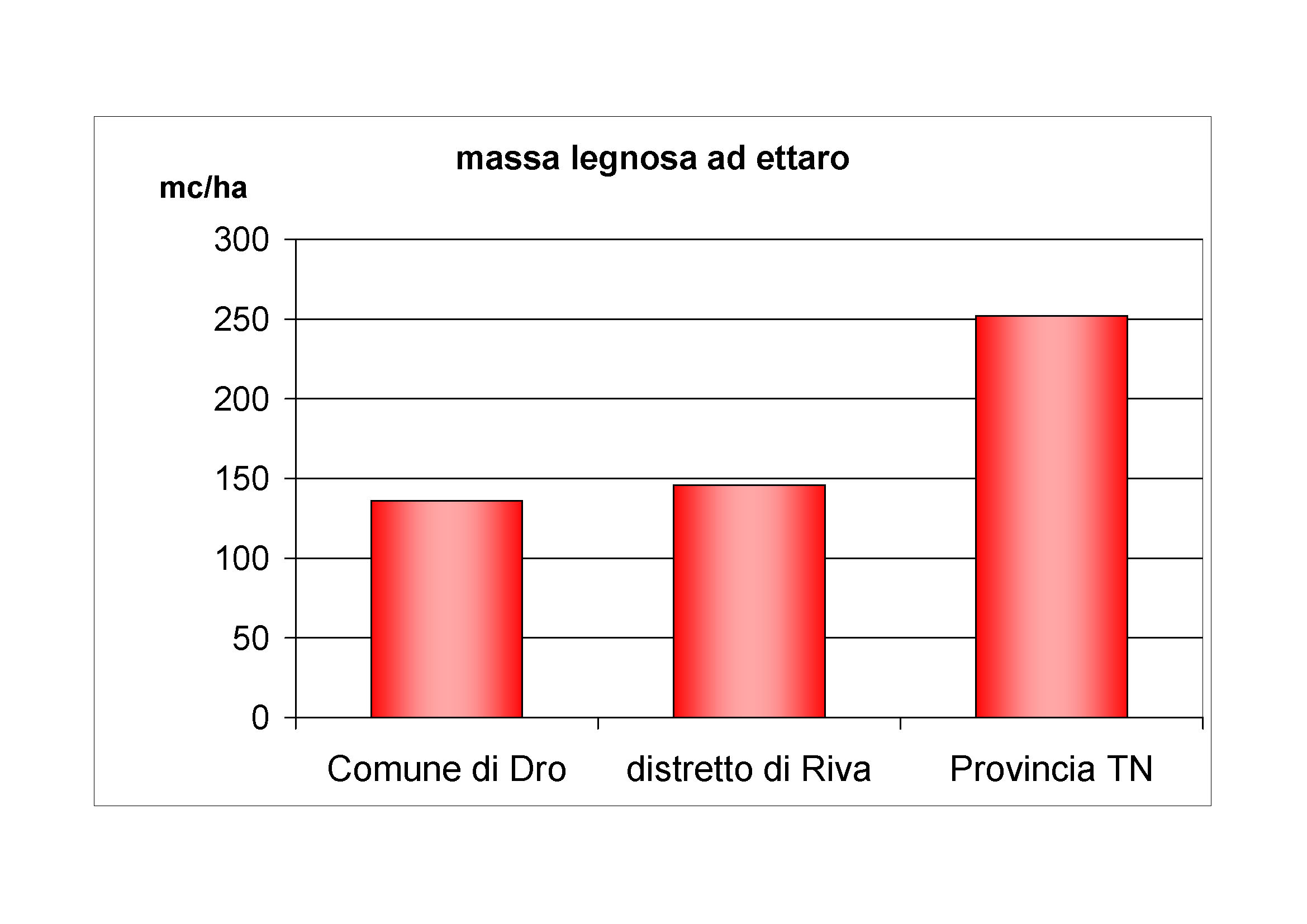 Massa legnosa ad ettaro