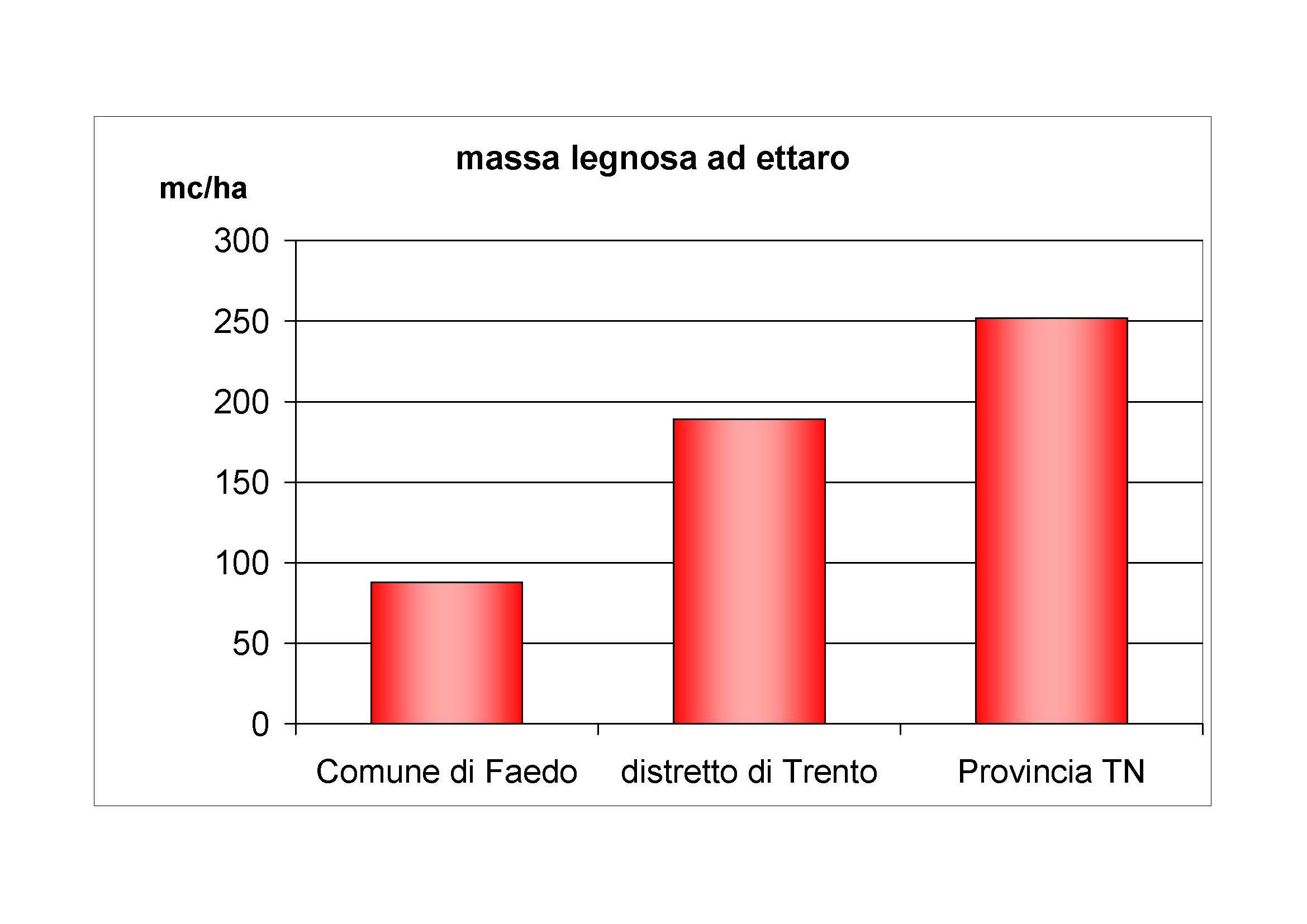 Massa legnosa ad ettaro