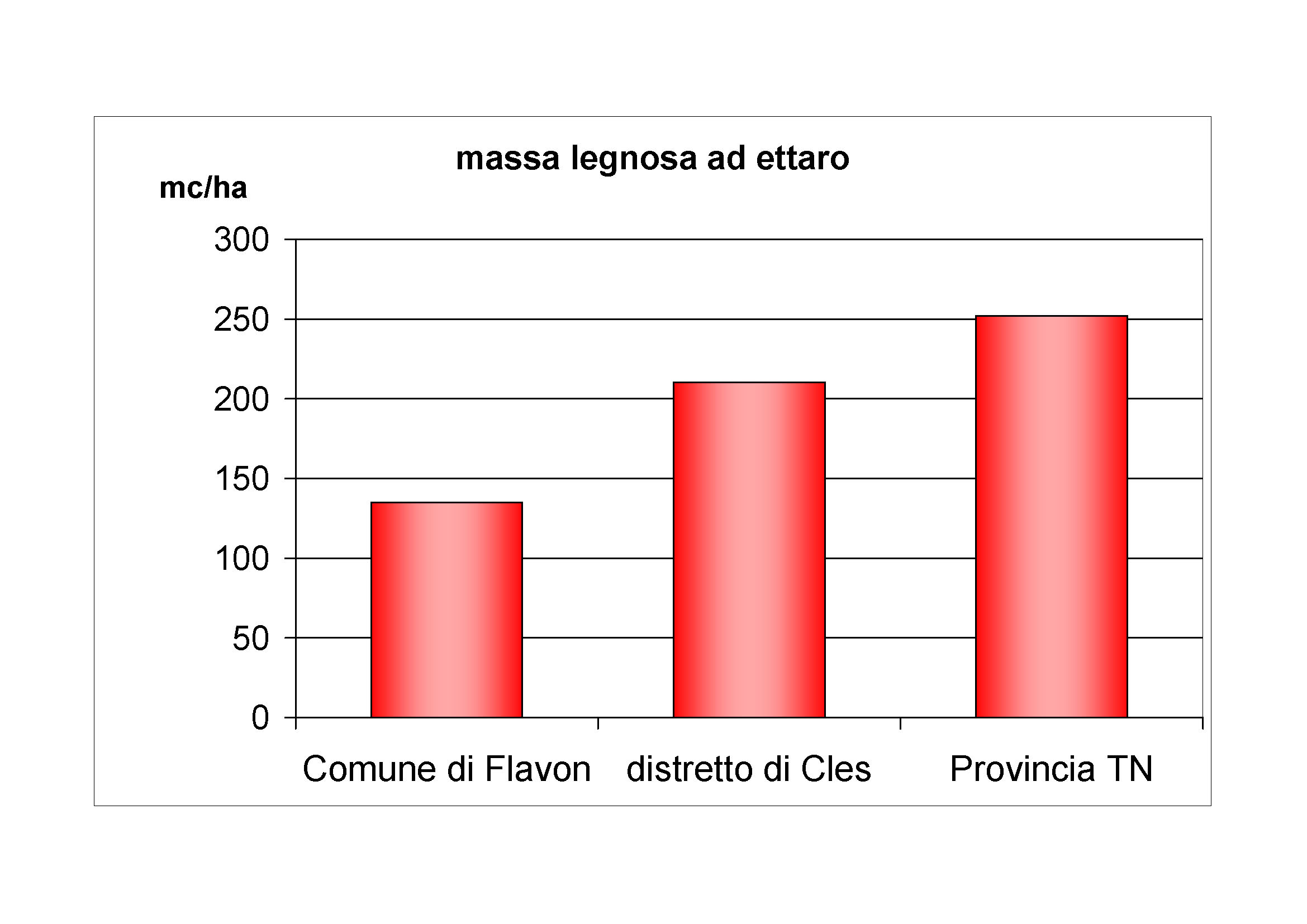 Massa legnosa ad ettaro