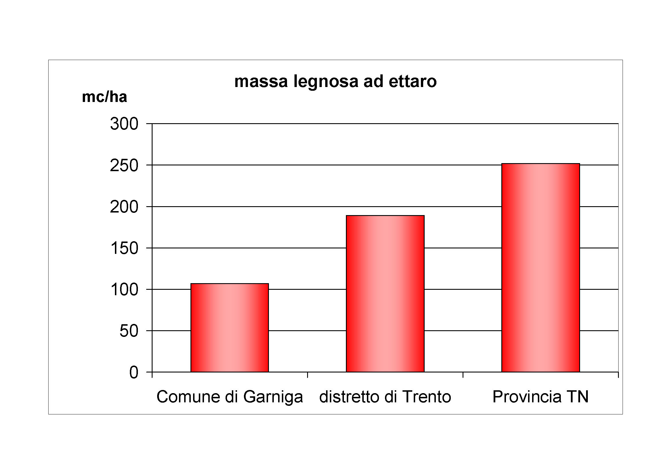 Massa legnosa ad ettaro