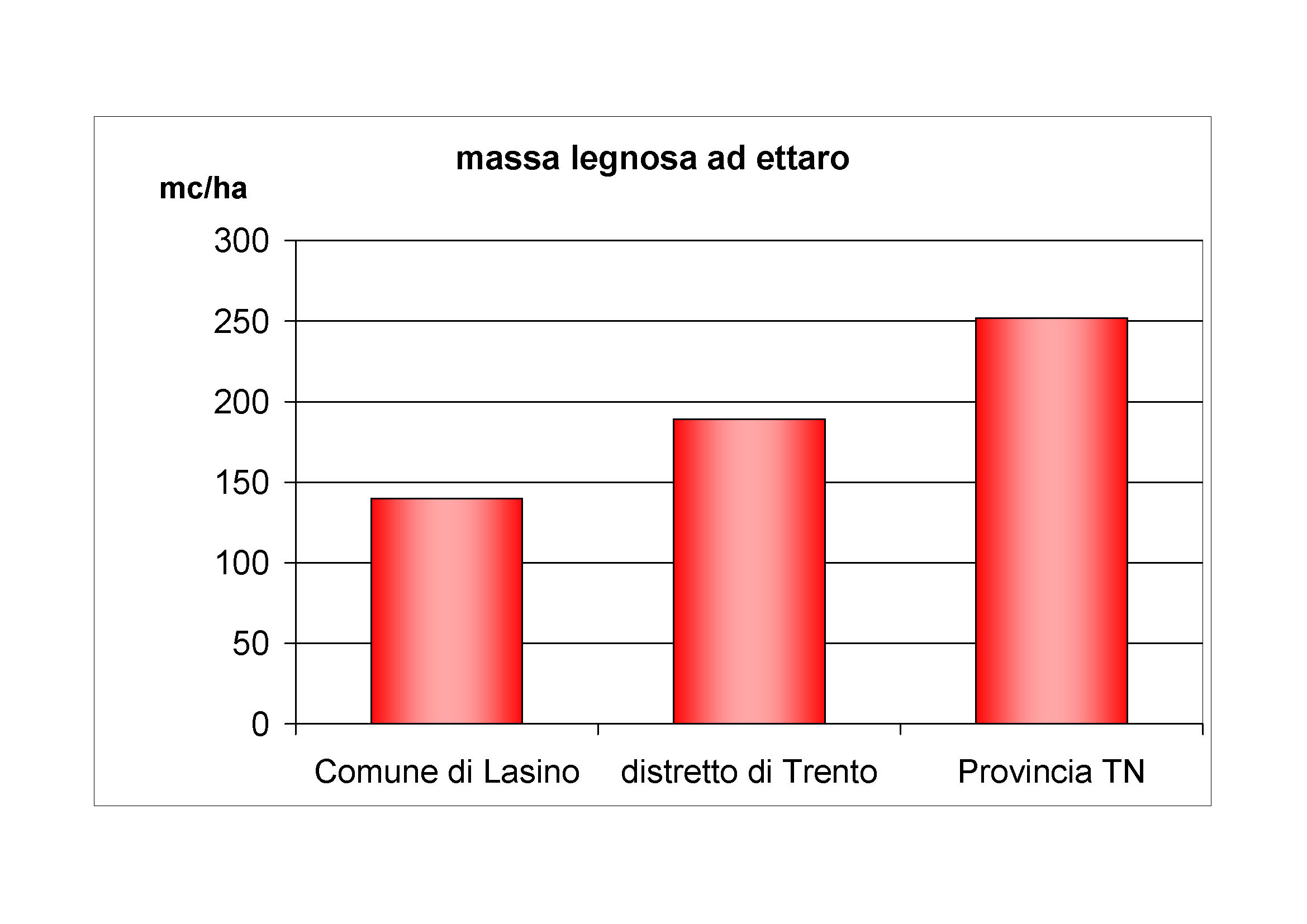 Massa legnosa ad ettaro