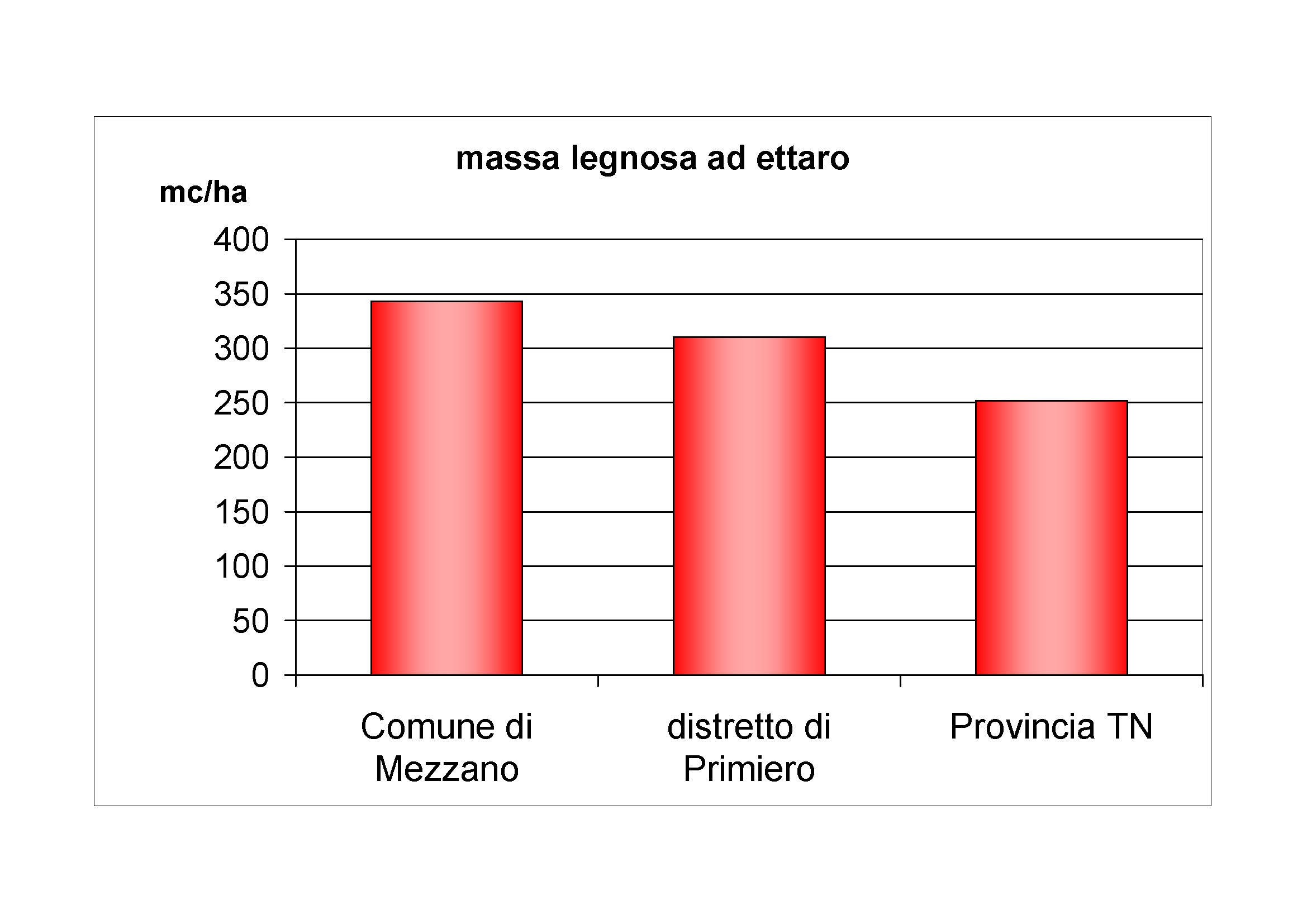 Massa legnosa ad ettaro