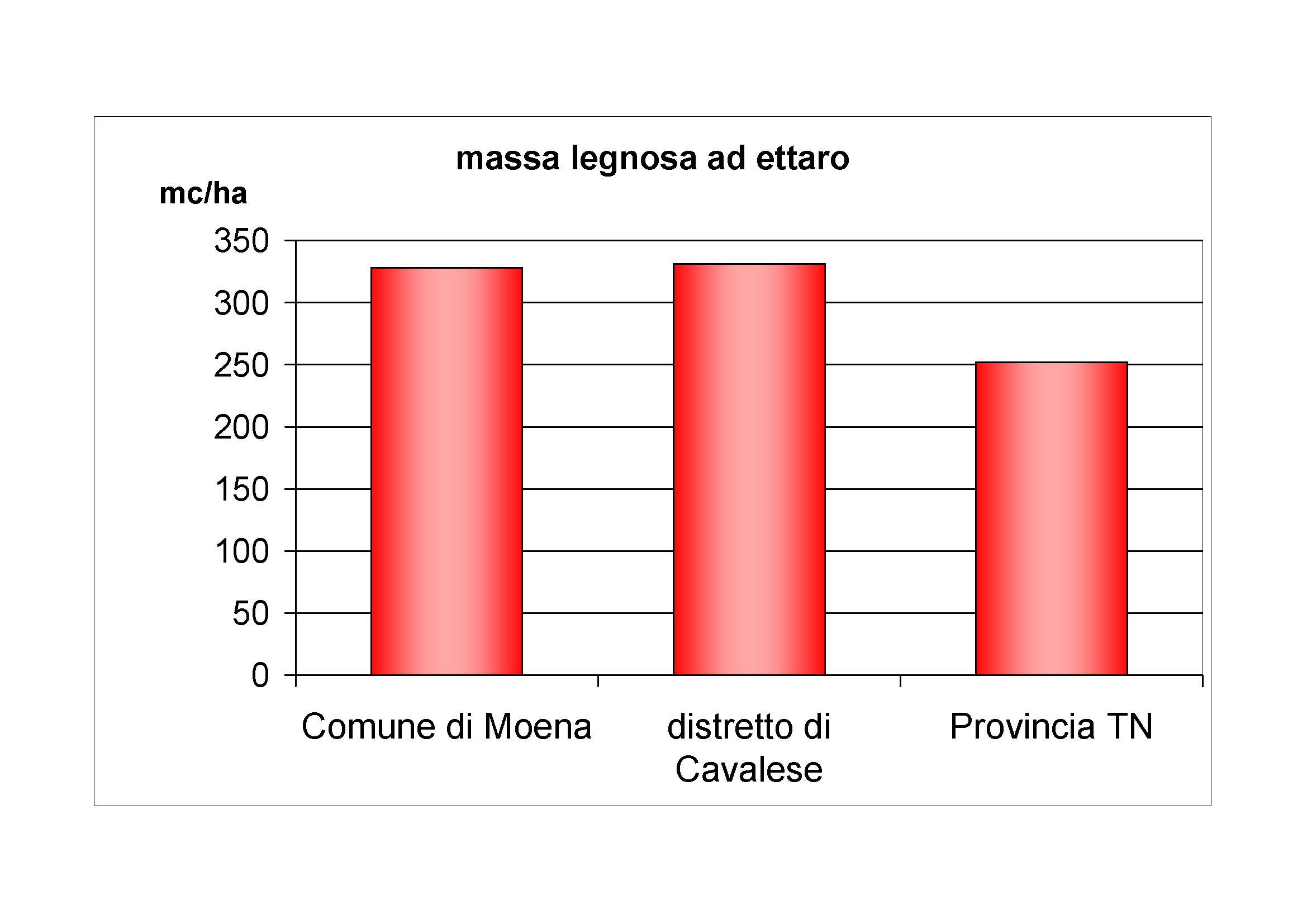 Massa legnosa ad ettaro