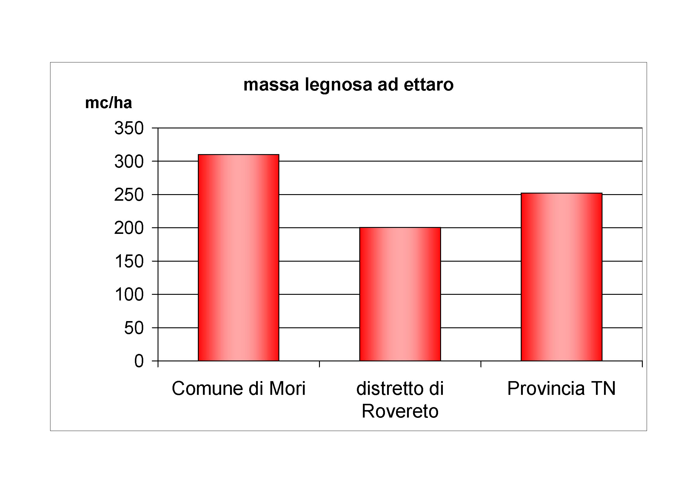 Massa legnosa ad ettaro