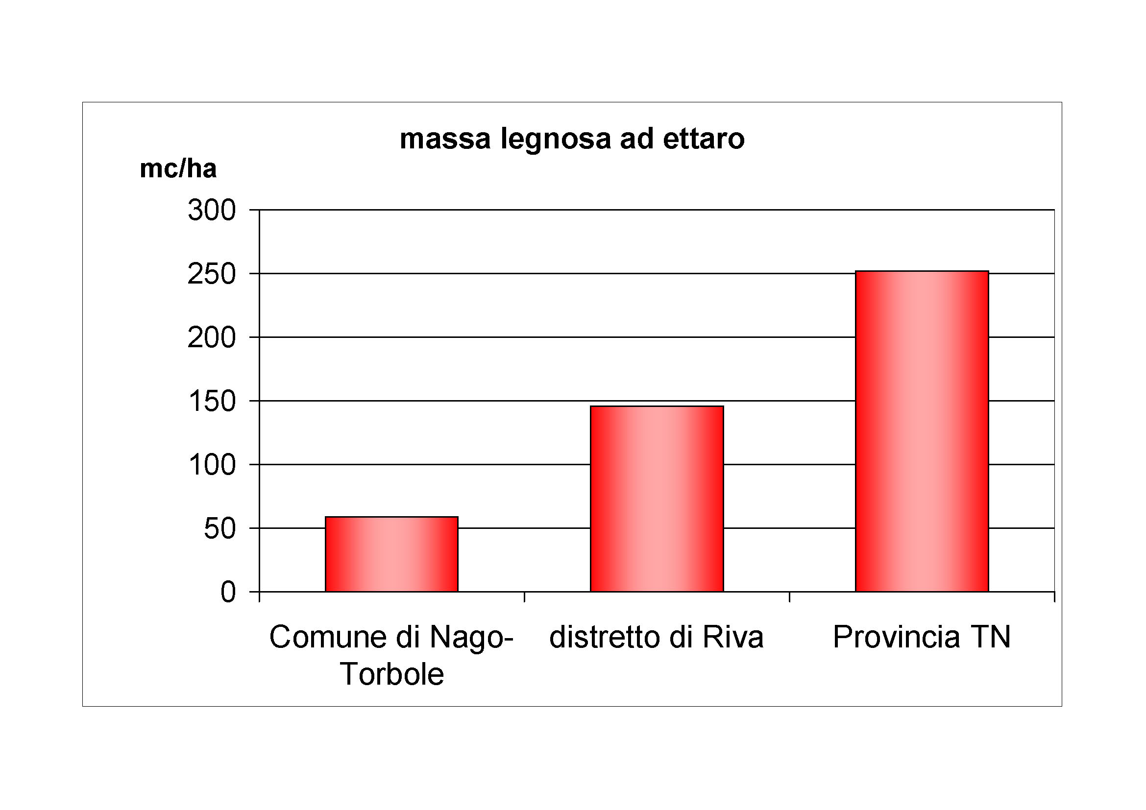 Massa legnosa ad ettaro