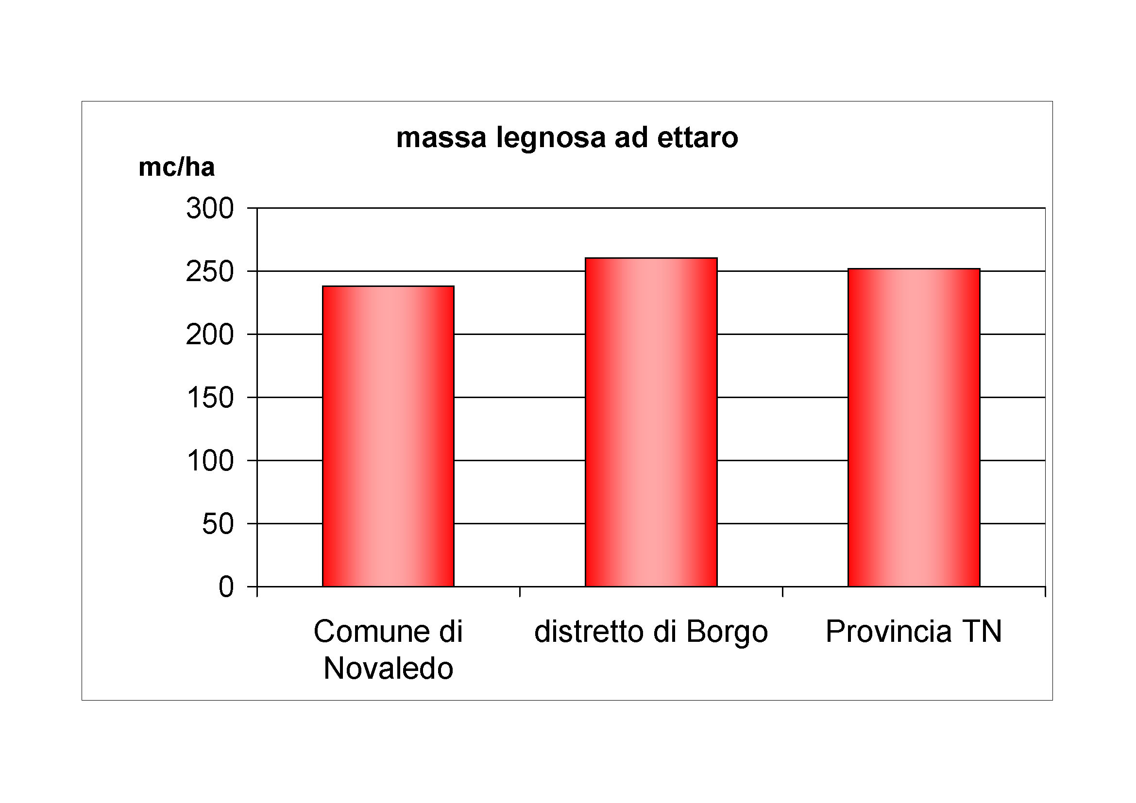 Massa legnosa ad ettaro