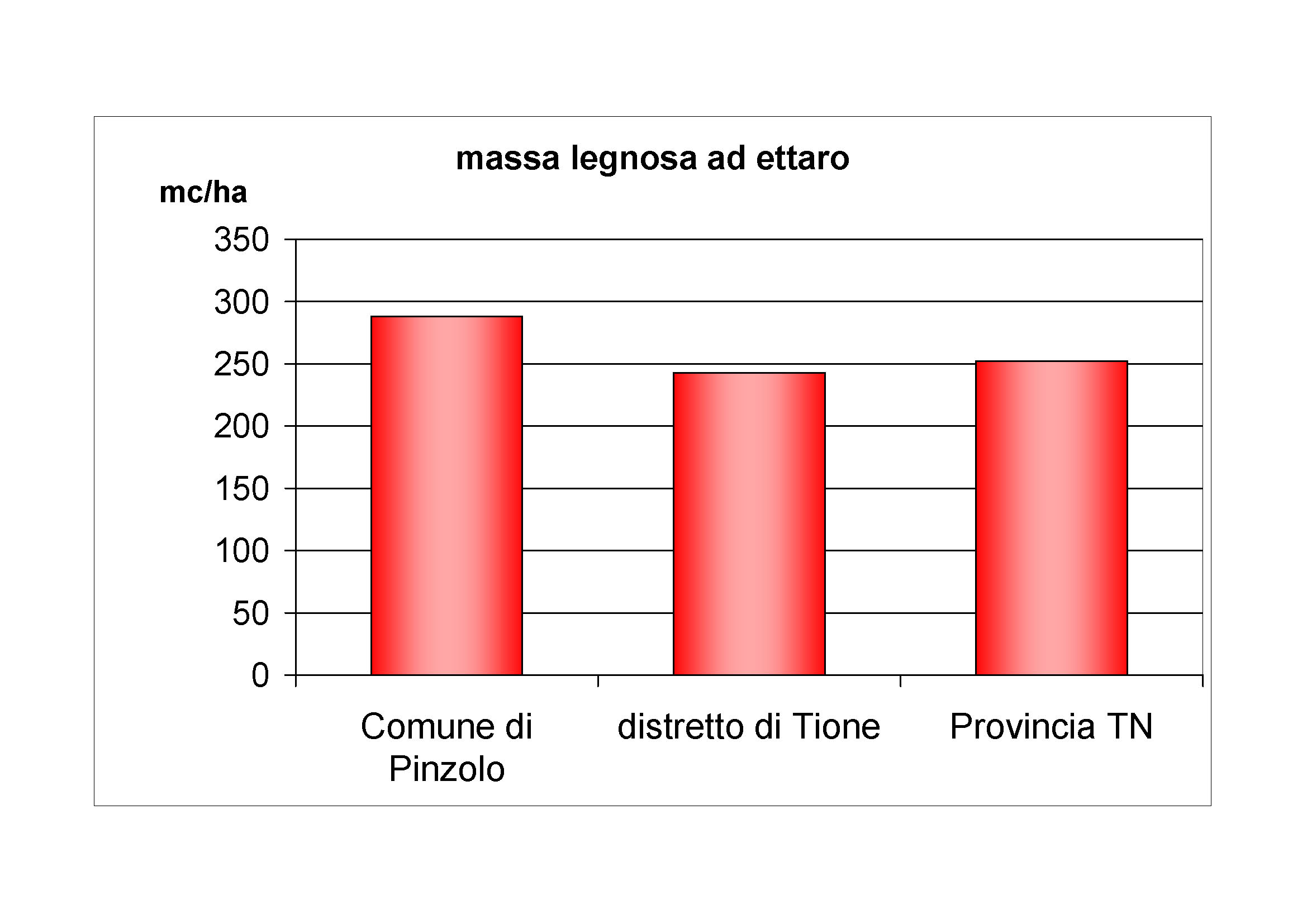 Massa legnosa ad ettaro