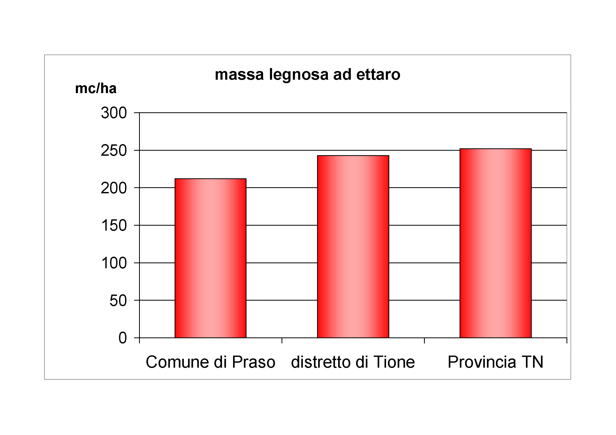 Massa legnosa ad ettaro