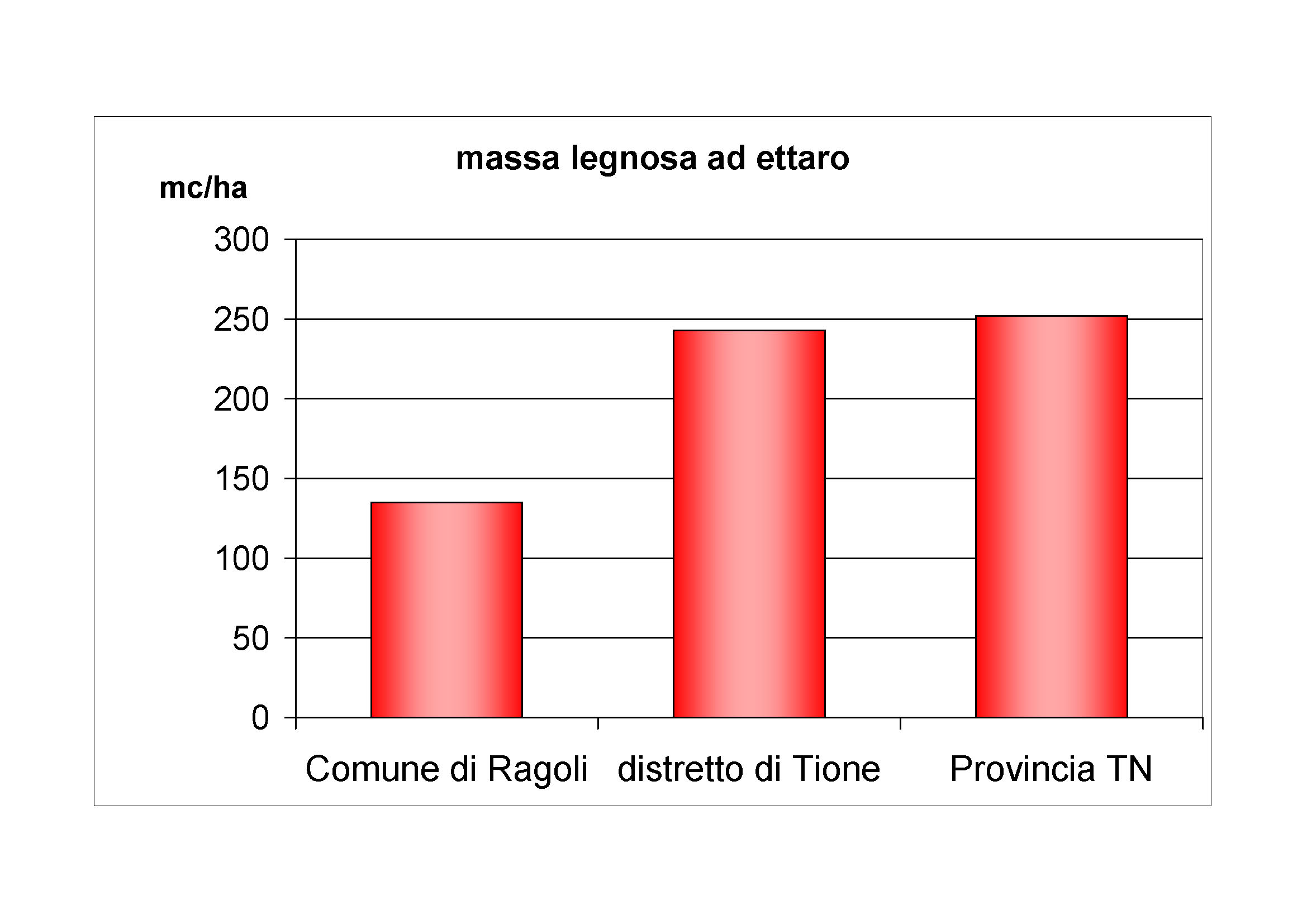 Massa legnosa ad ettaro