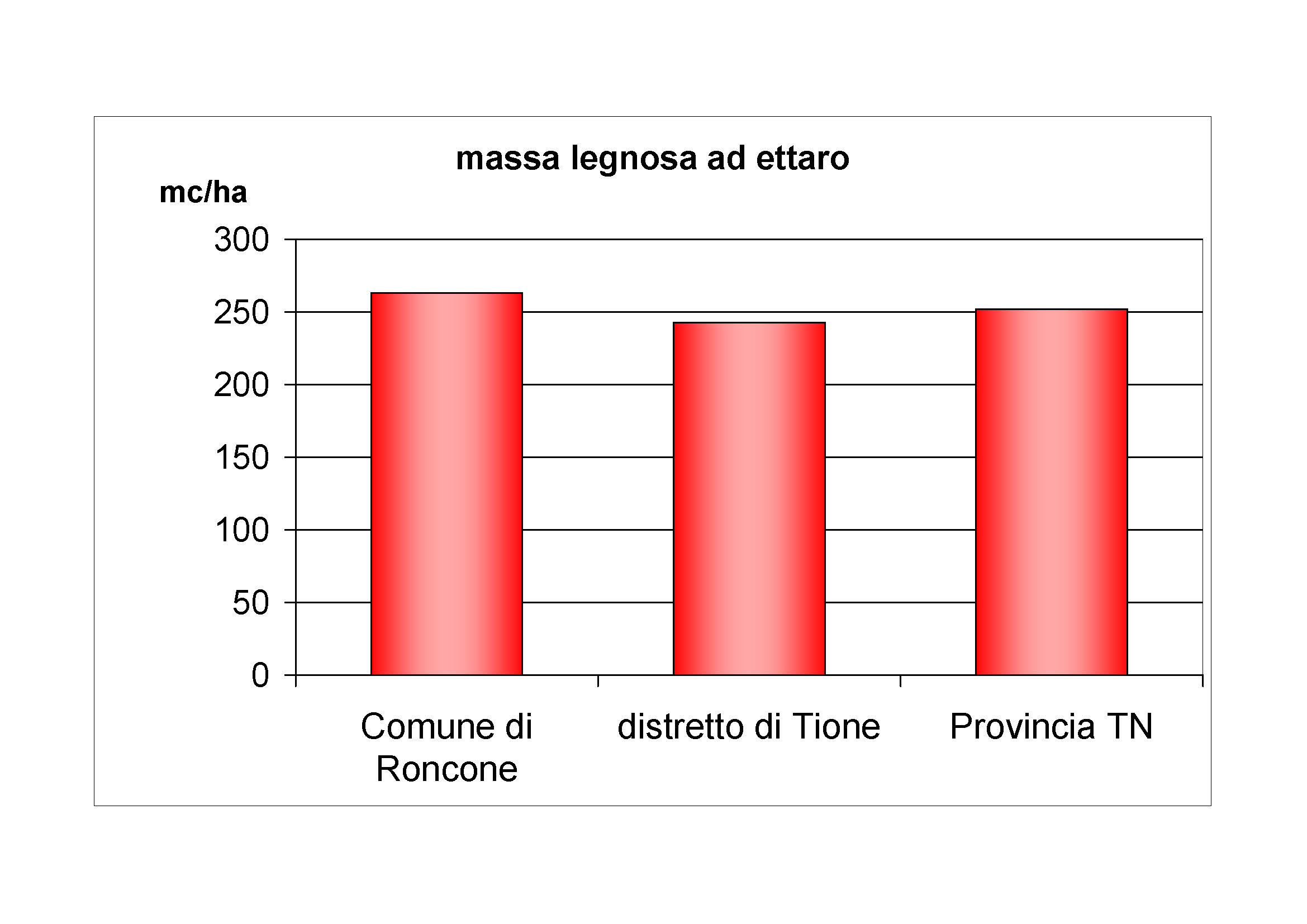 Massa legnosa ad ettaro