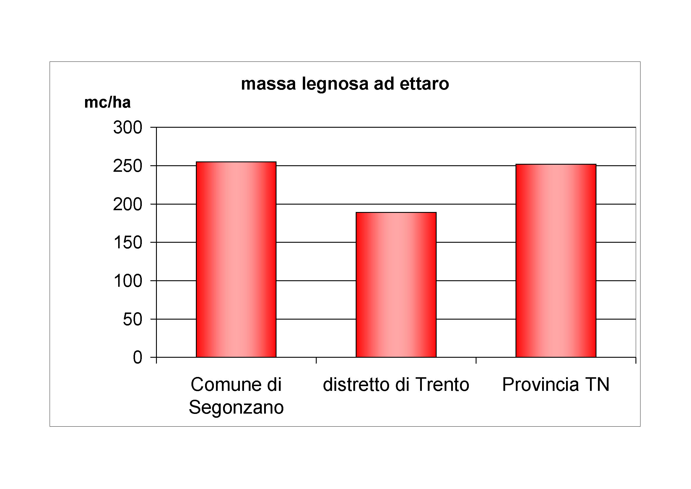 Massa legnosa ad ettaro