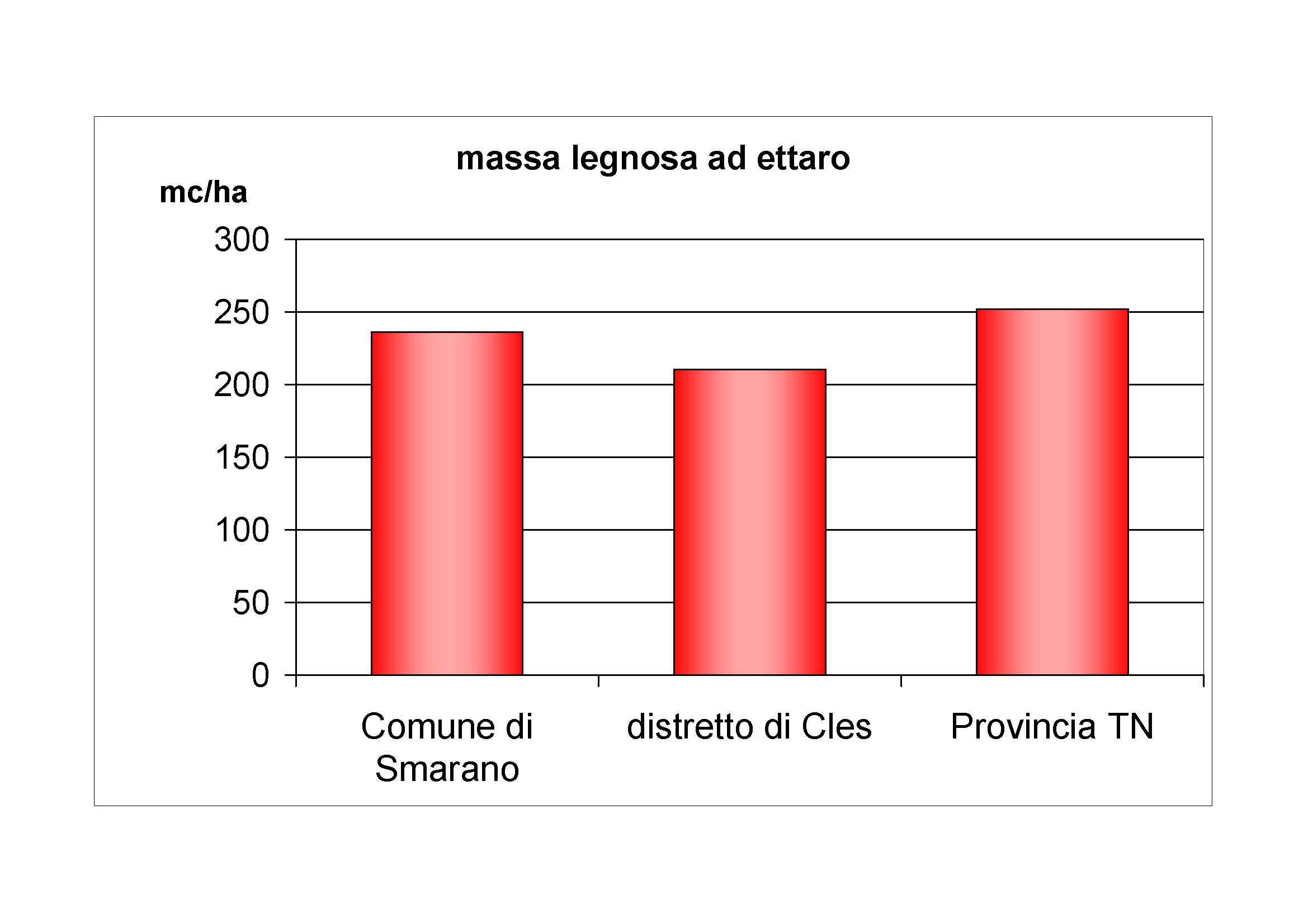 Massa legnosa ad ettaro