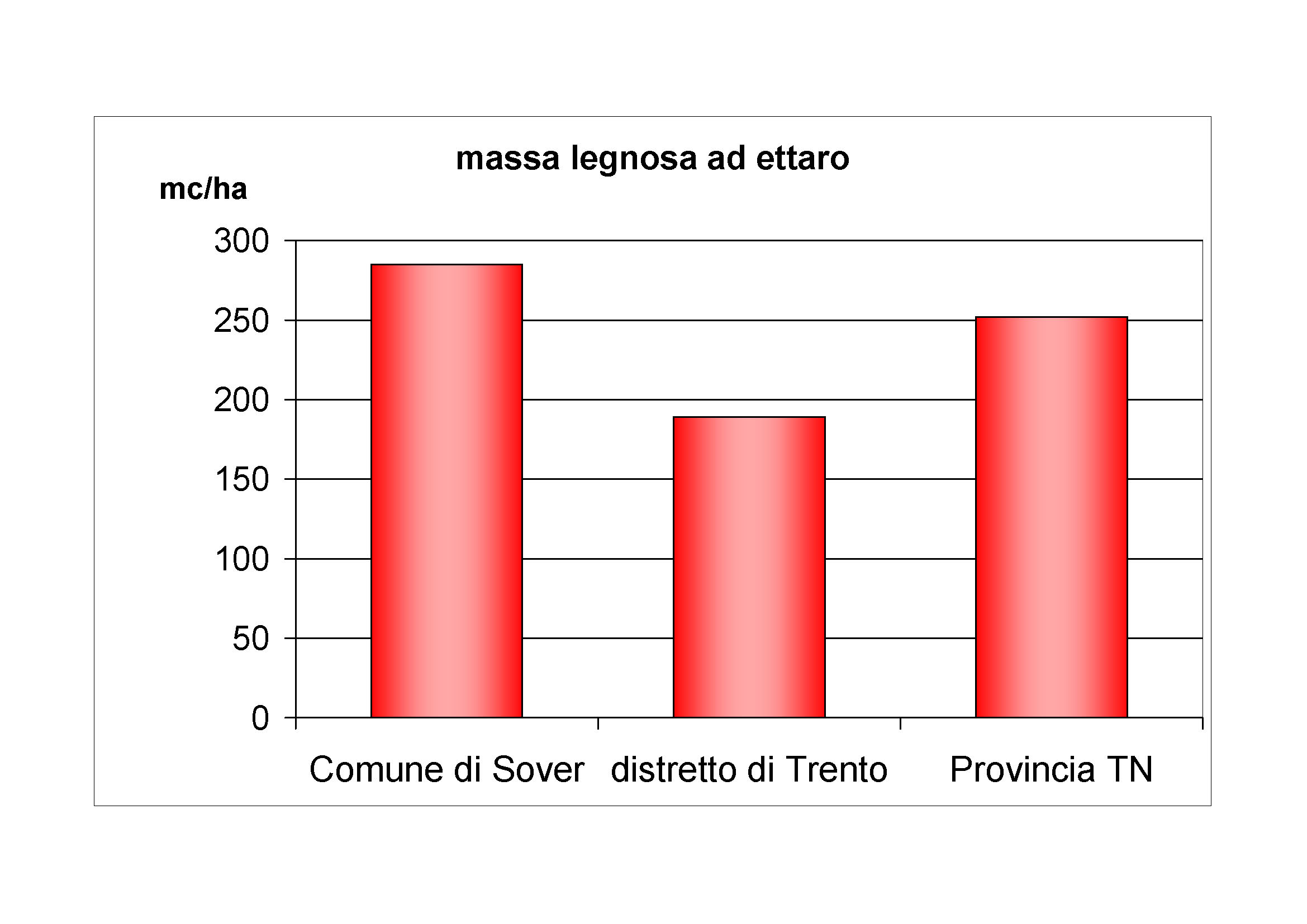 Massa legnosa ad ettaro