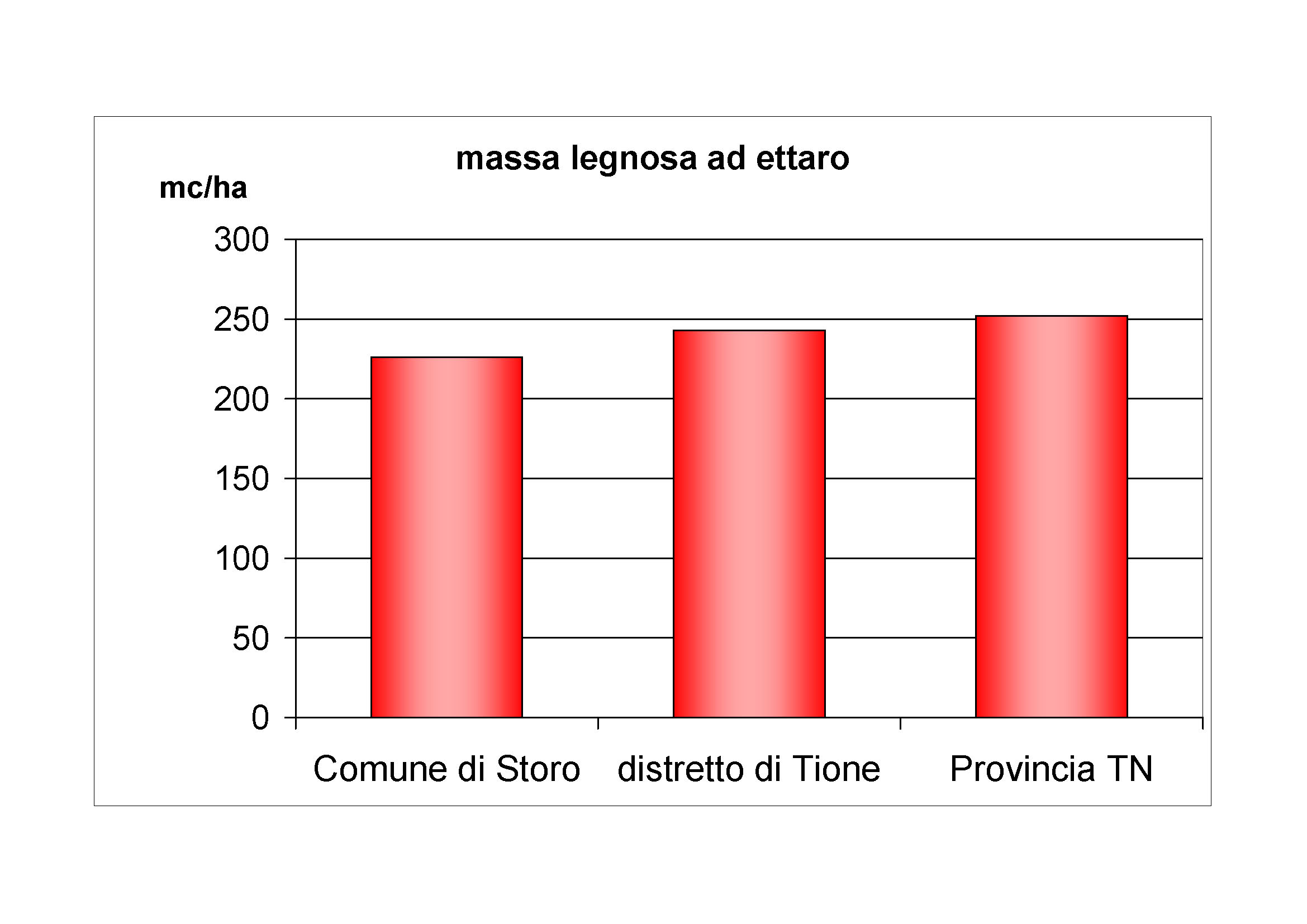 Massa legnosa ad ettaro