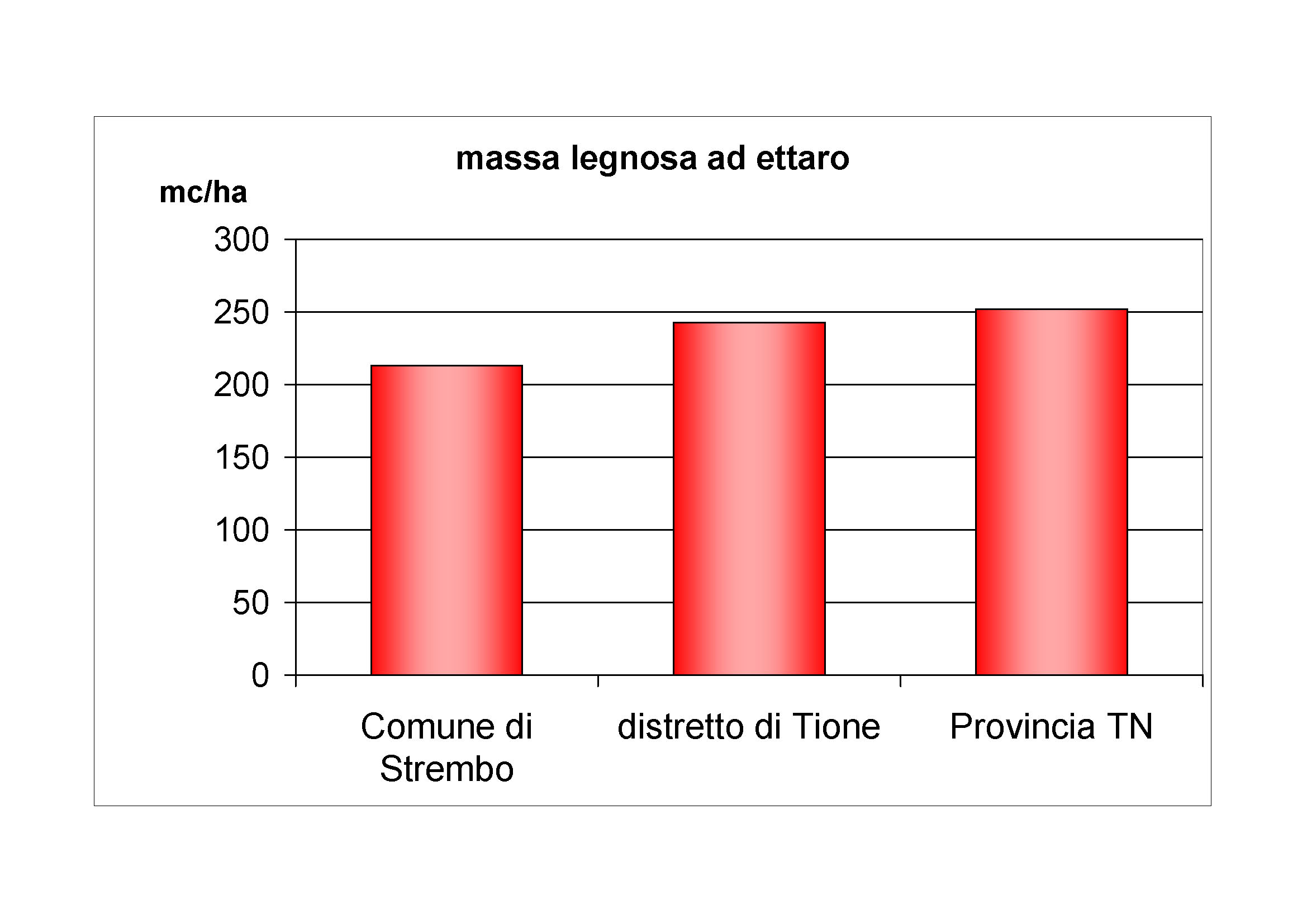 Massa legnosa ad ettaro