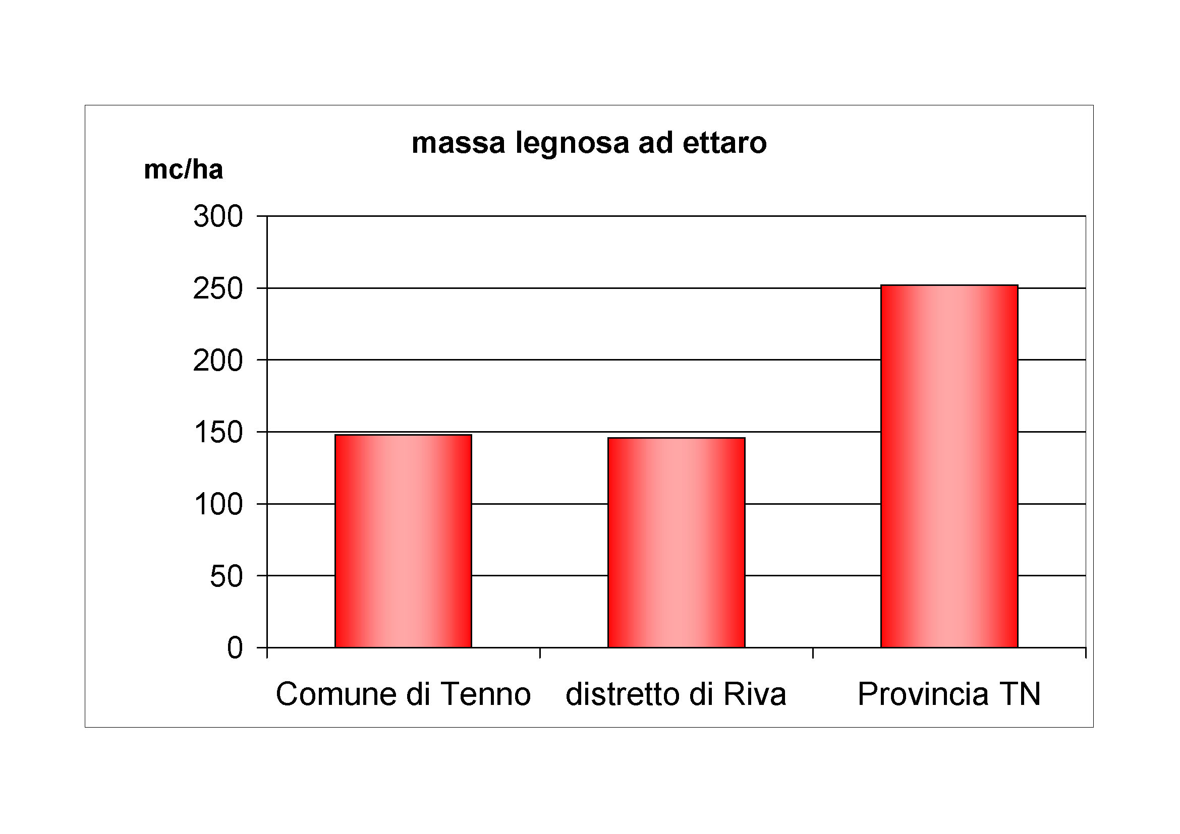 Massa legnosa ad ettaro