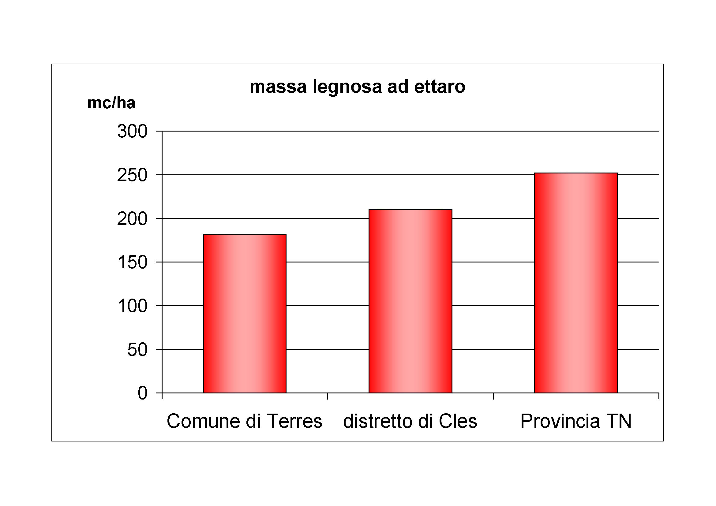 Massa legnosa ad ettaro