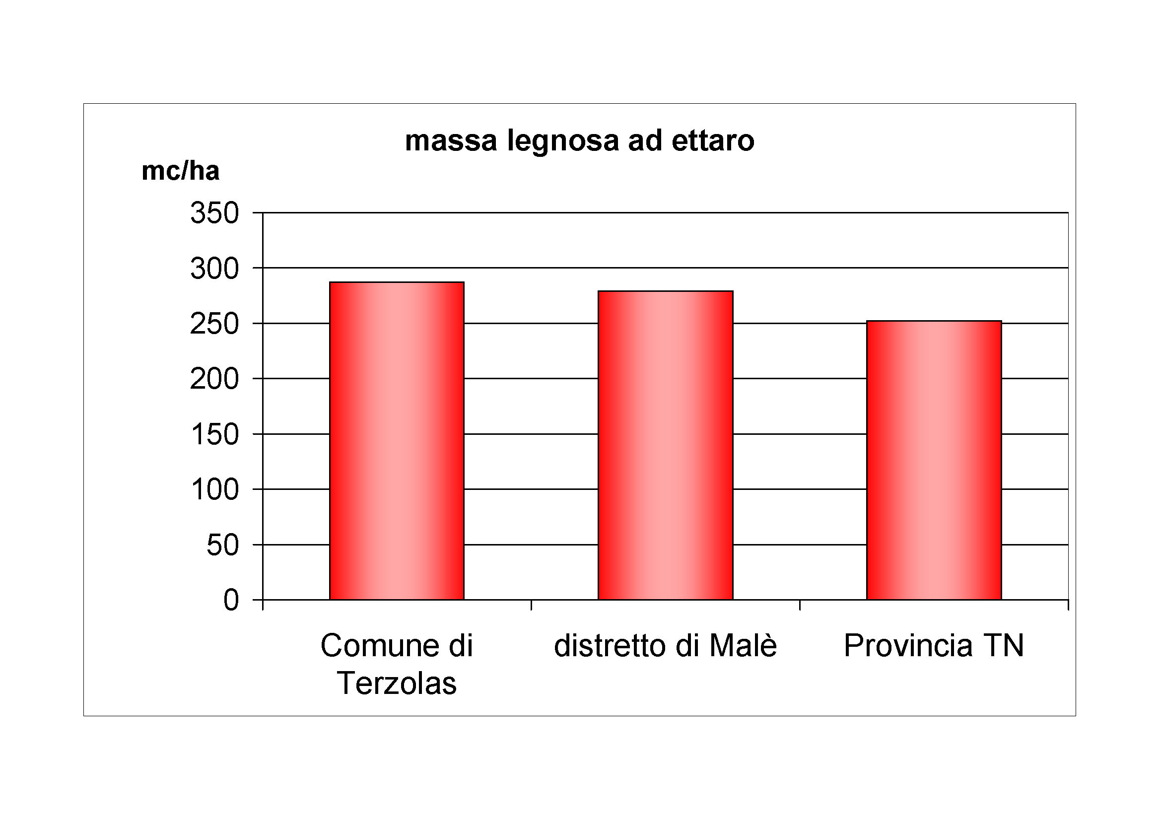 Massa legnosa ad ettaro