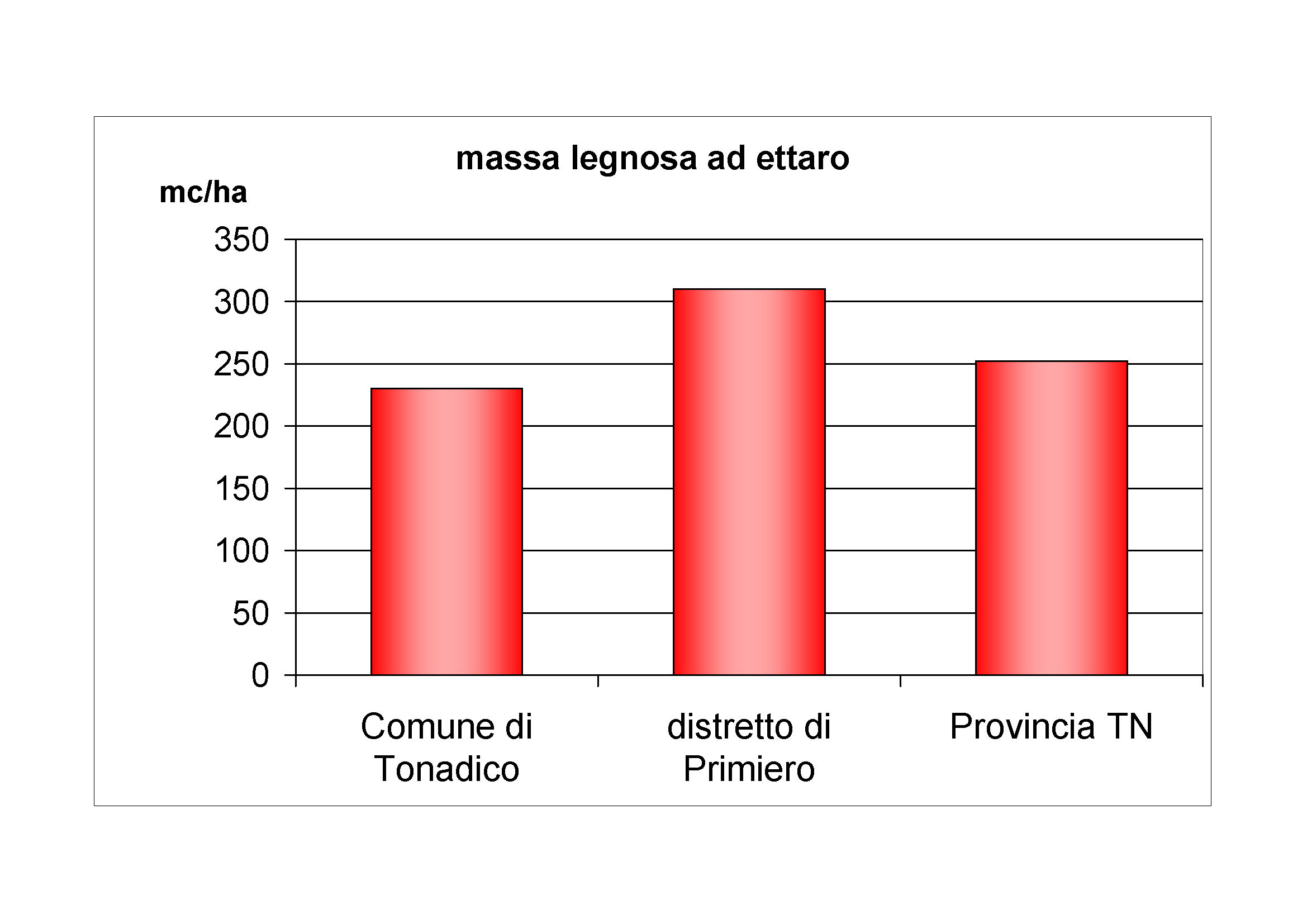 Massa legnosa ad ettaro