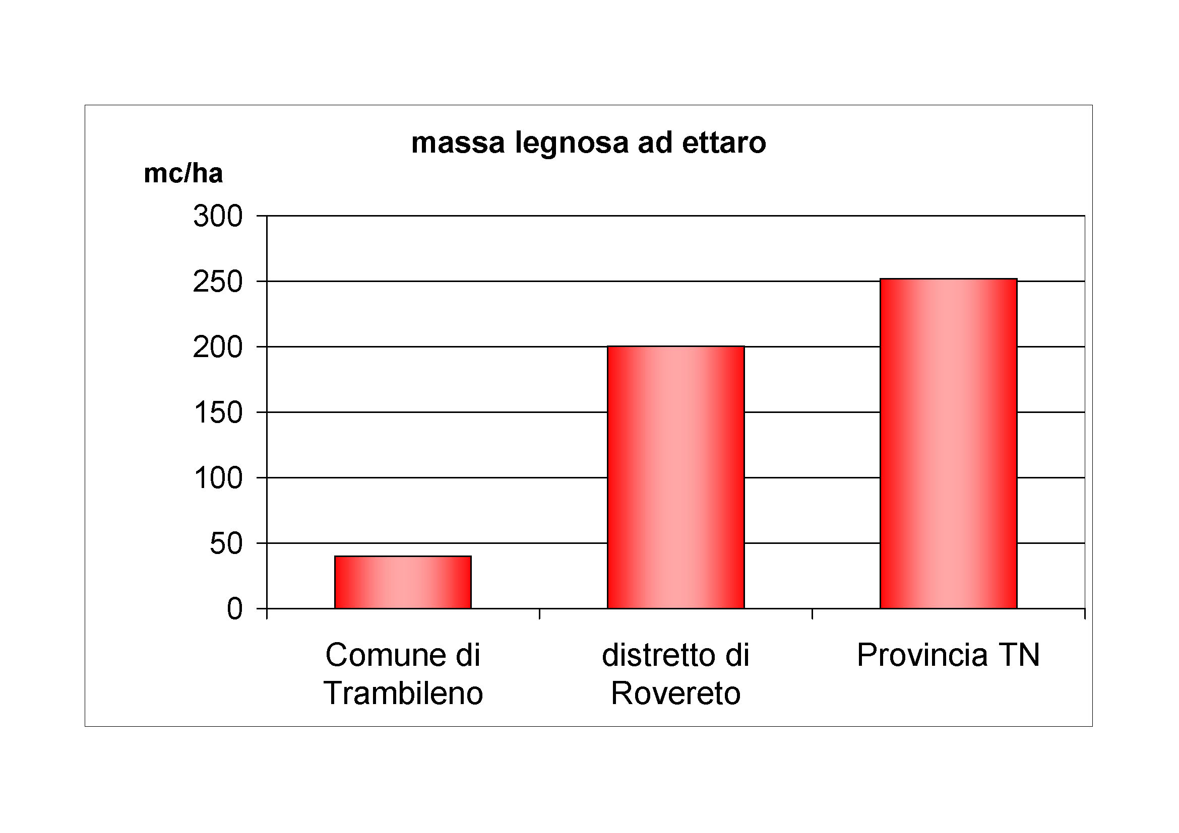 Massa legnosa ad ettaro