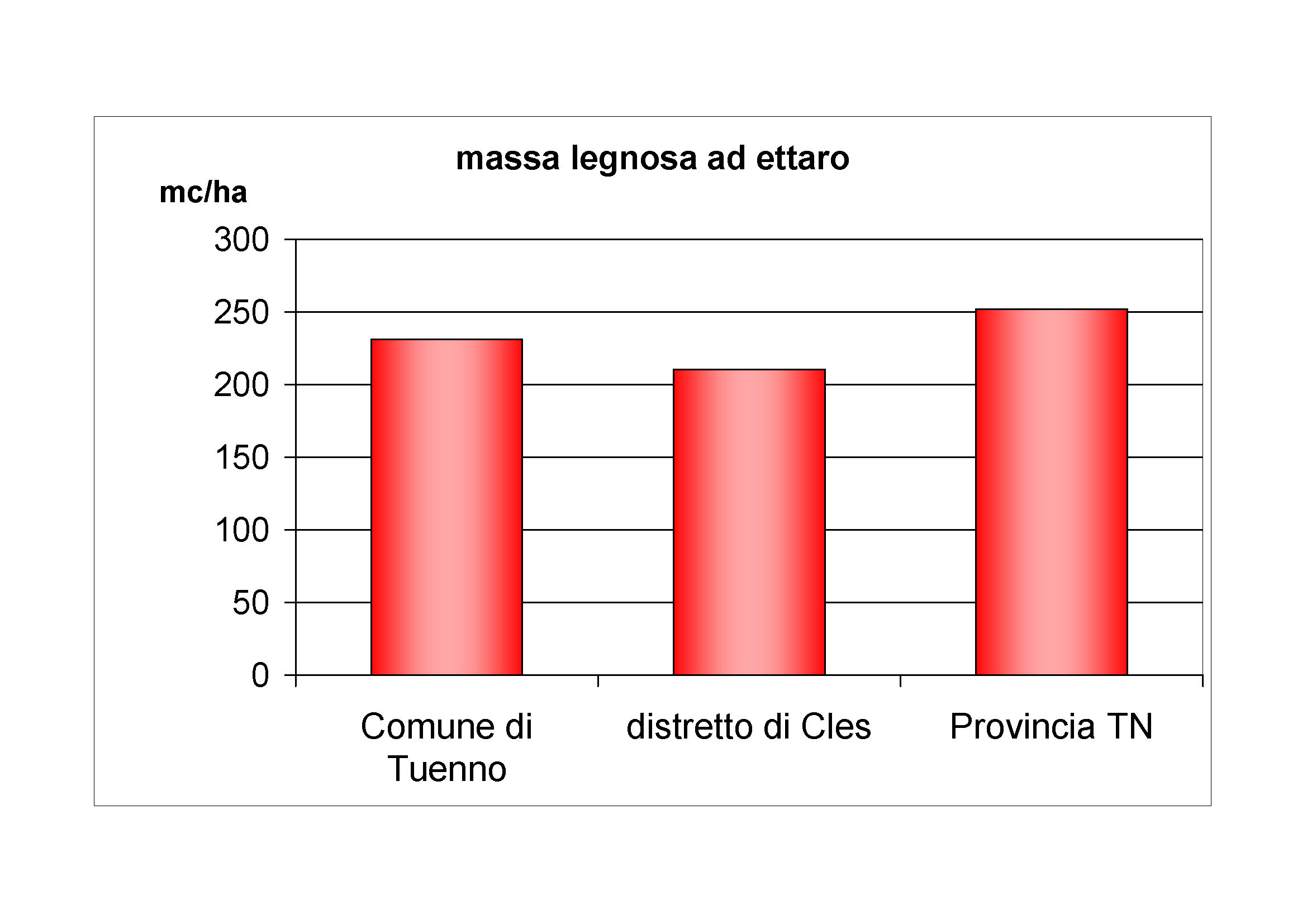 Massa legnosa ad ettaro