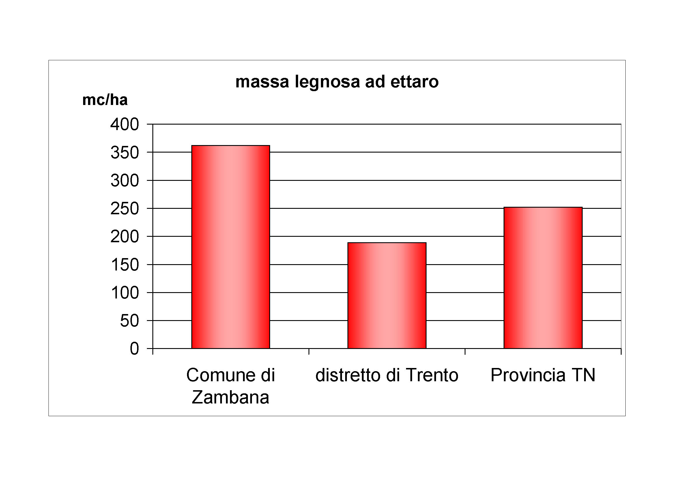 Massa legnosa ad ettaro