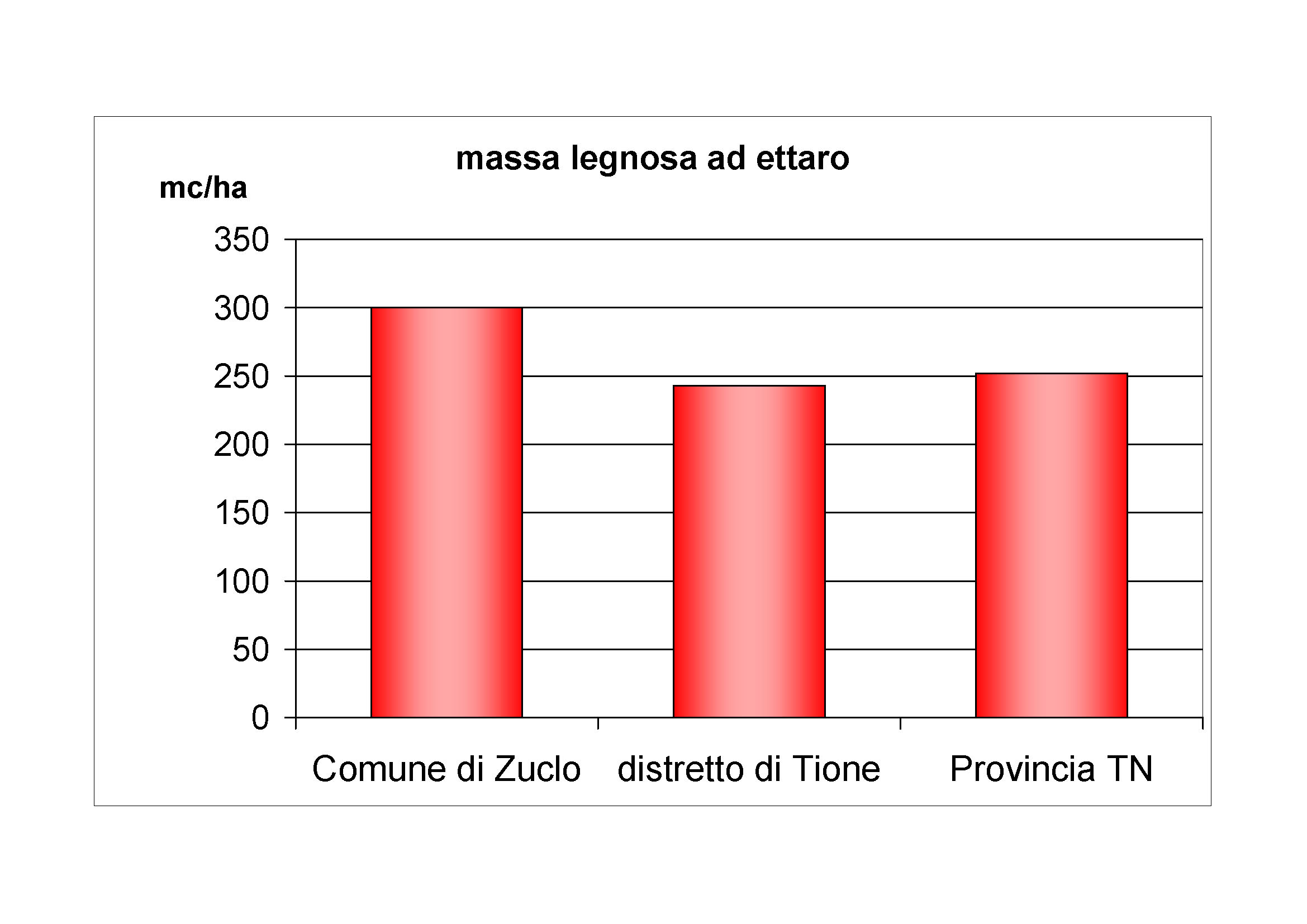 Massa legnosa ad ettaro