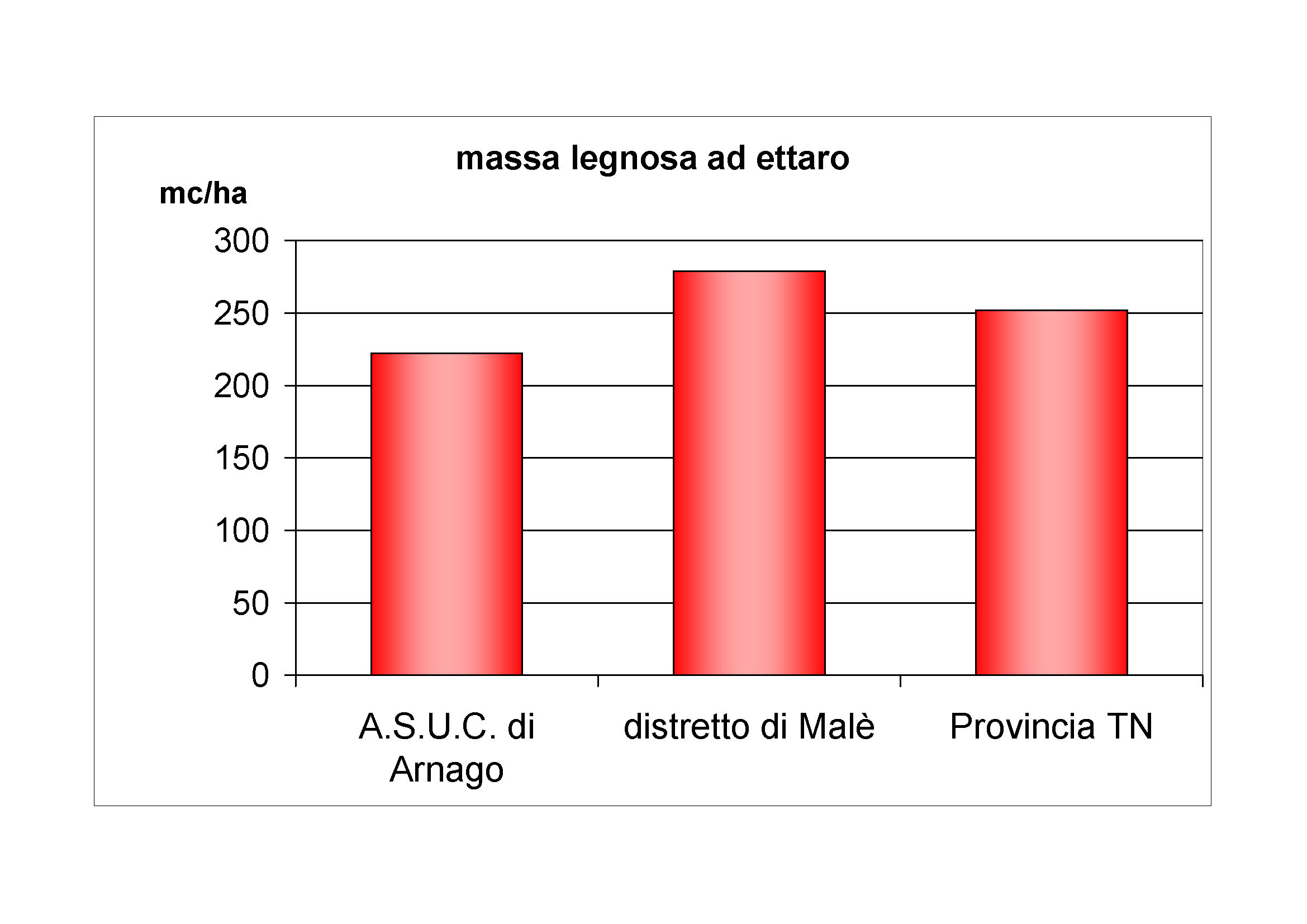 Massa legnosa ad ettaro