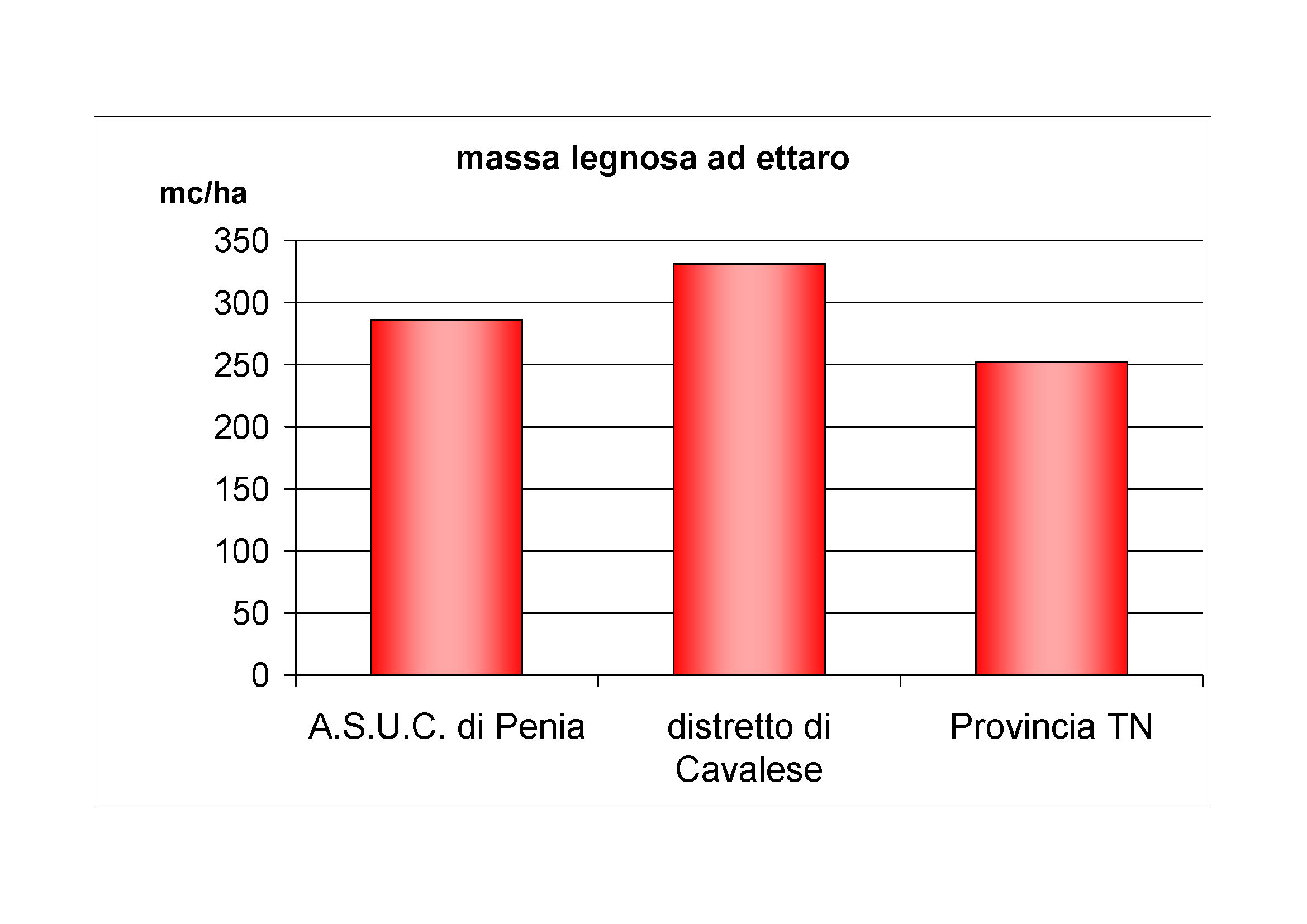 Massa legnosa ad ettaro