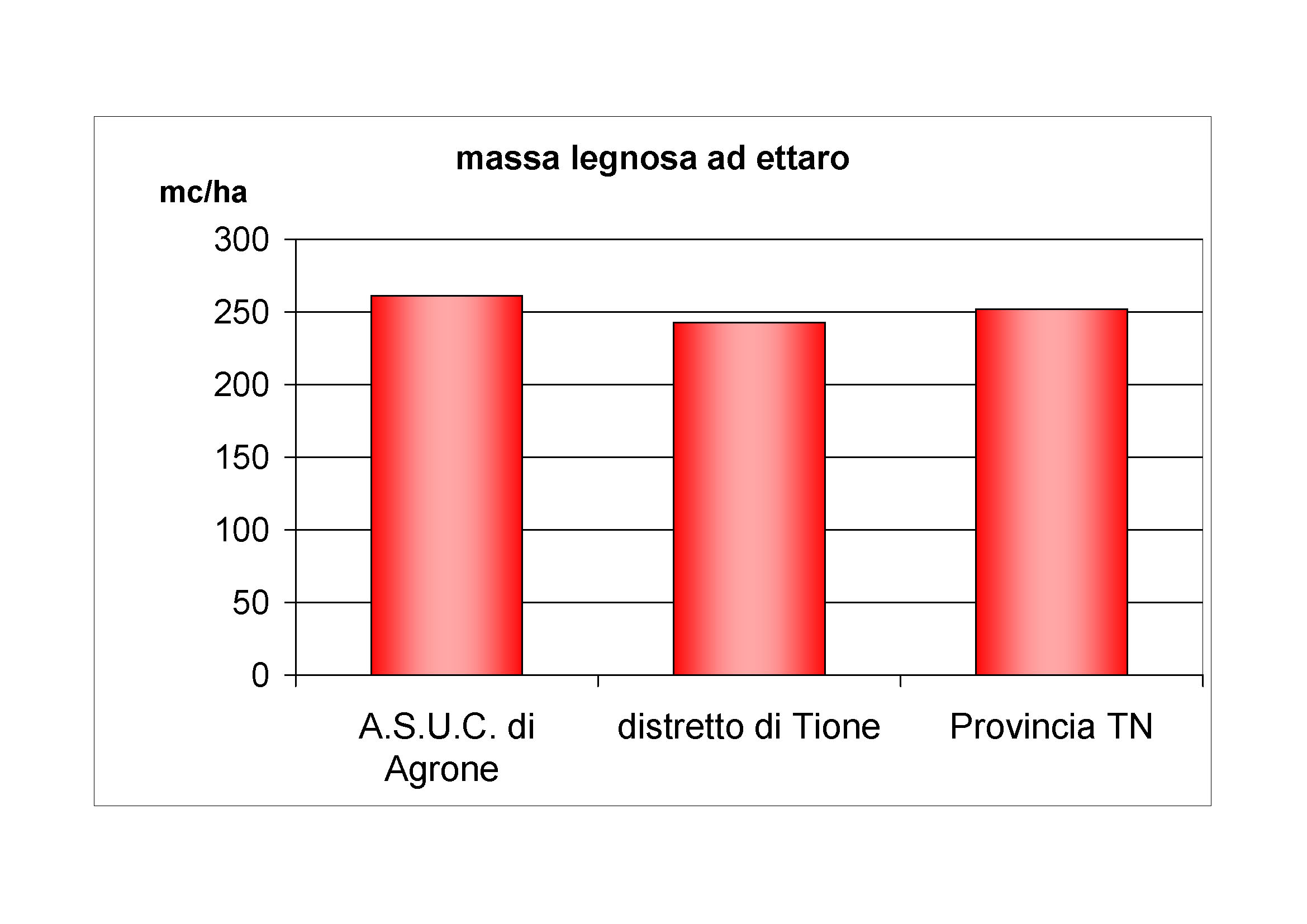 Massa legnosa ad ettaro