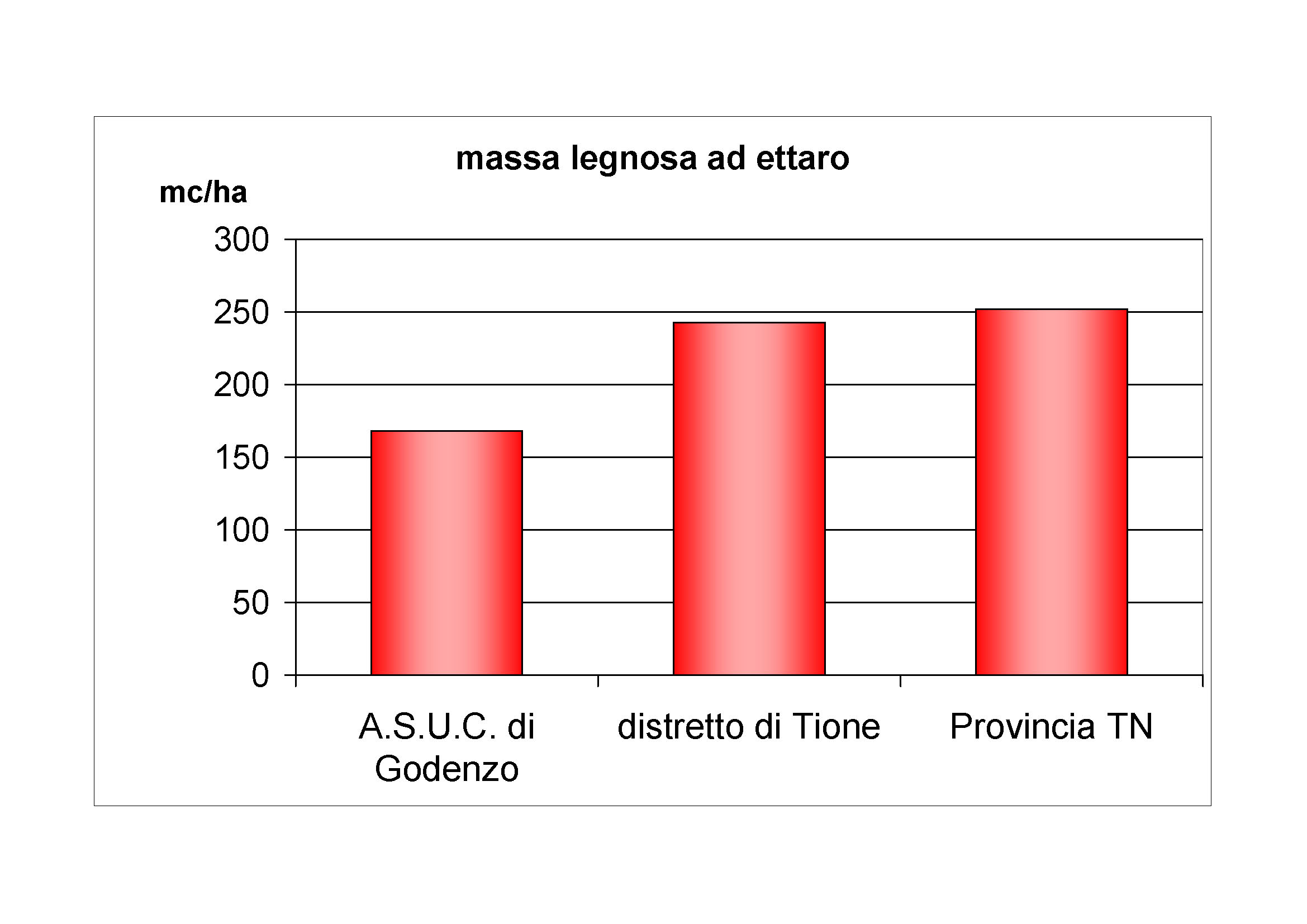 Massa legnosa ad ettaro