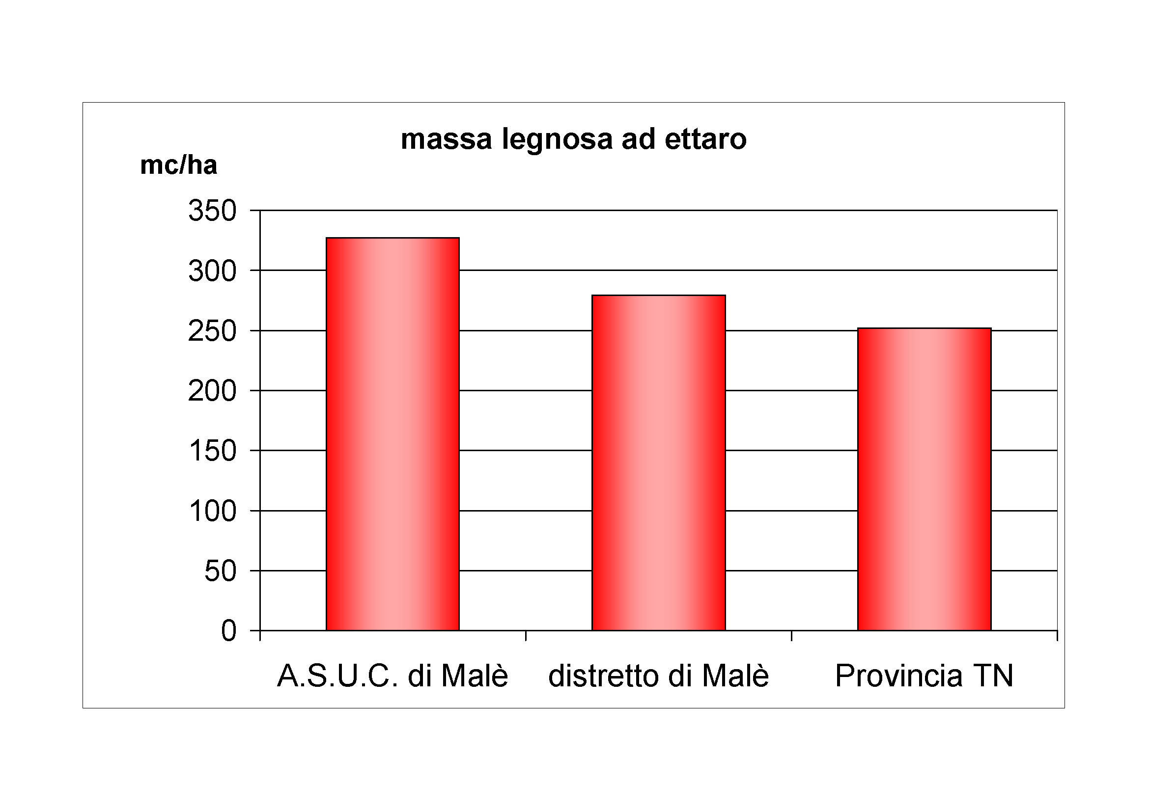 Massa legnosa ad ettaro