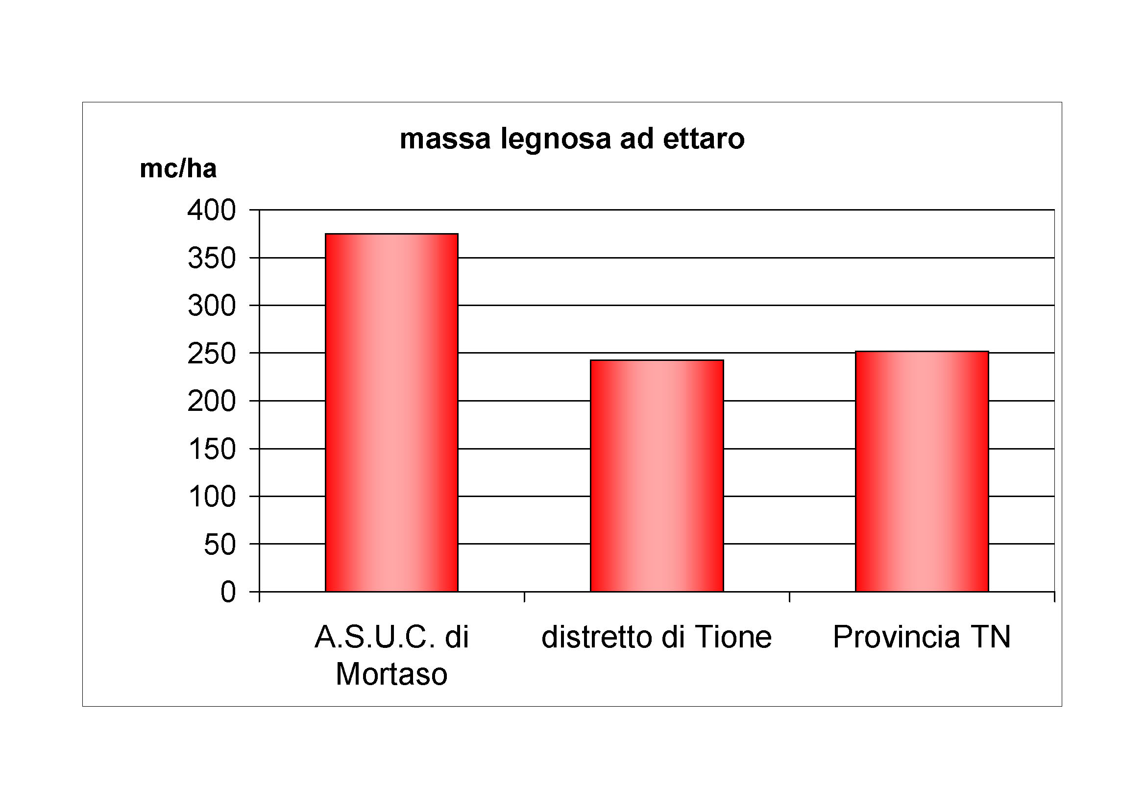 Massa legnosa ad ettaro