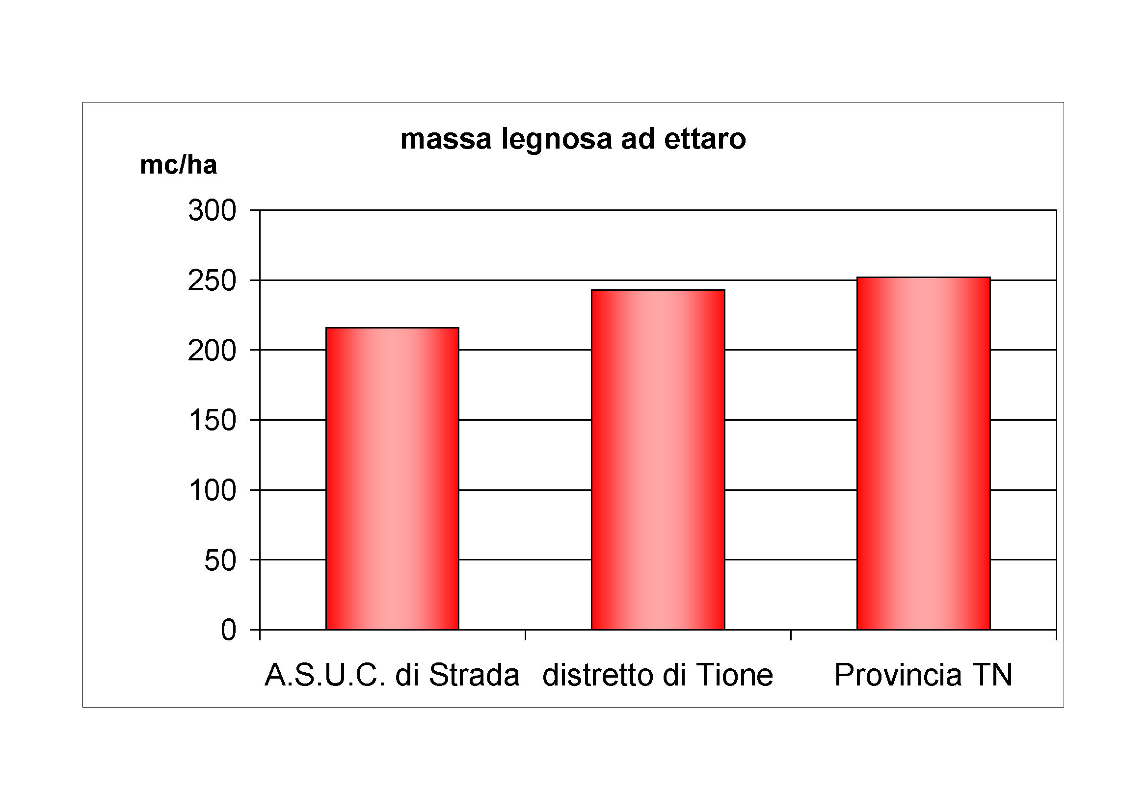 Massa legnosa ad ettaro