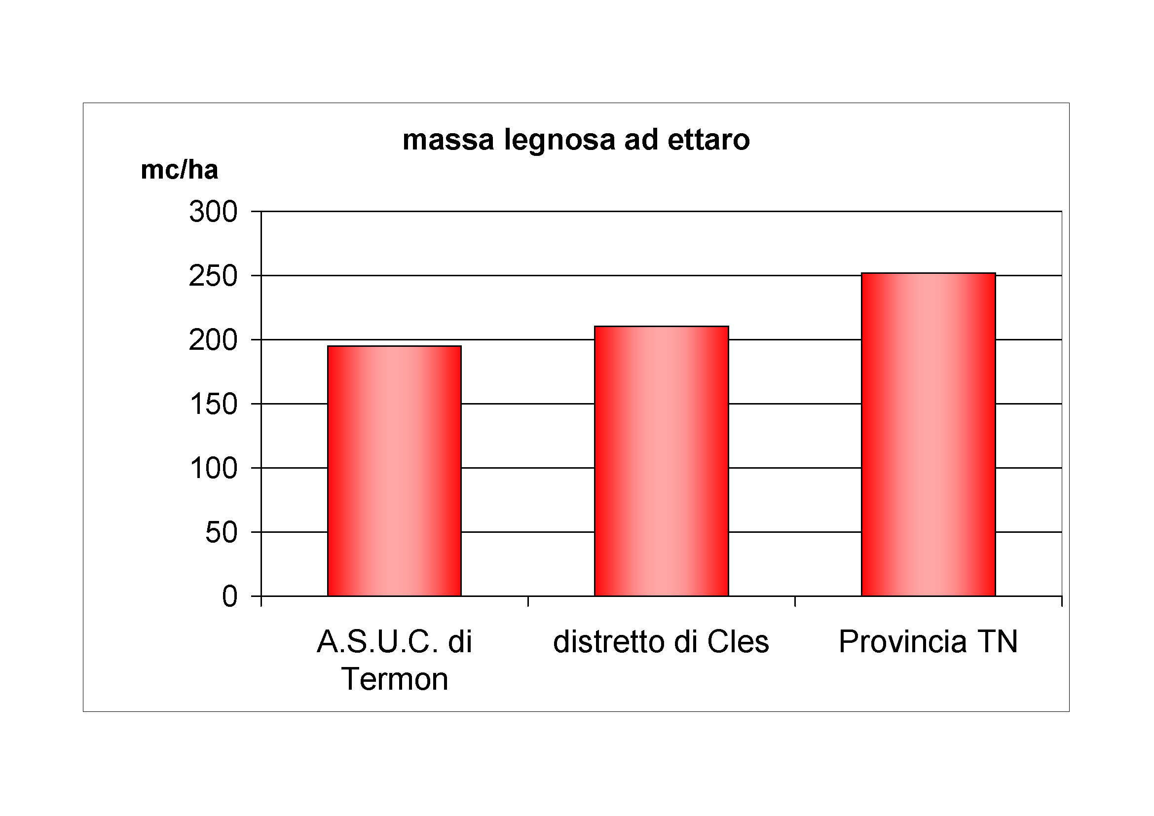 Massa legnosa ad ettaro