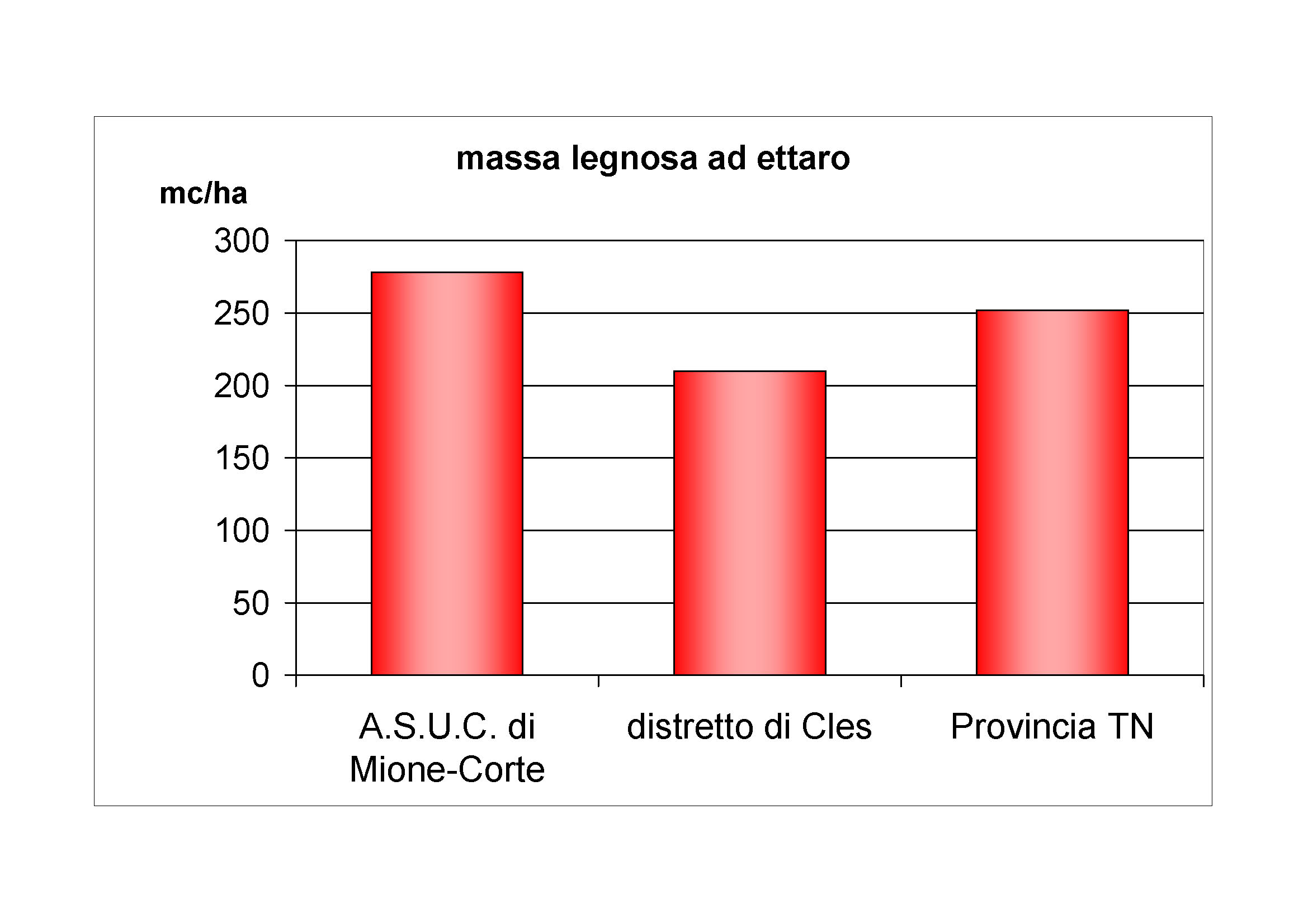 Massa legnosa ad ettaro