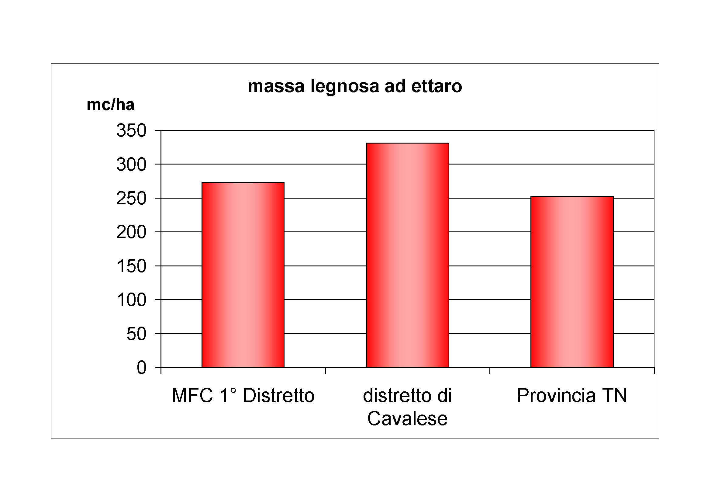 Massa legnosa ad ettaro