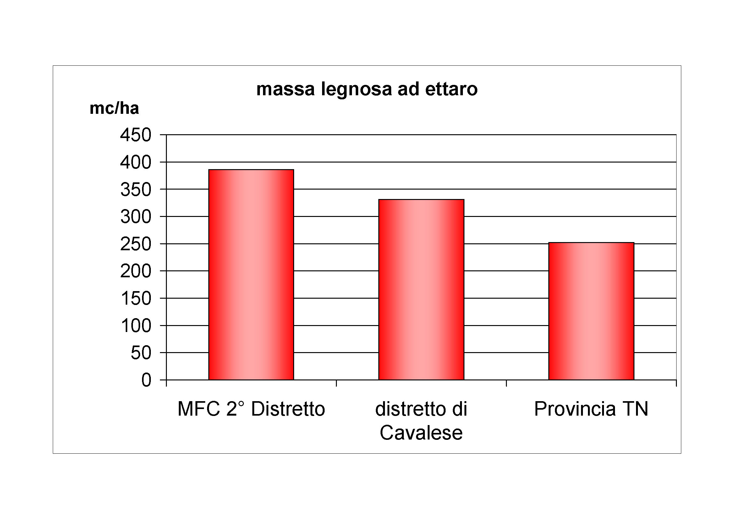 Massa legnosa ad ettaro