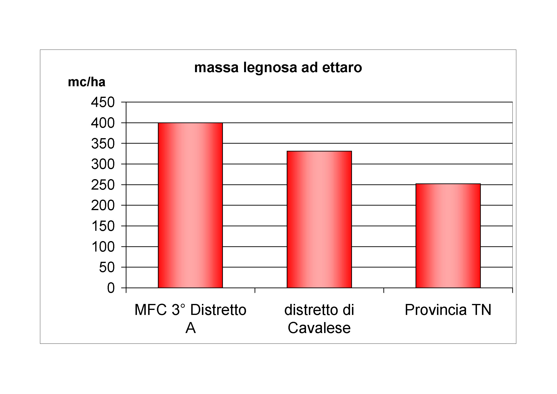 Massa legnosa ad ettaro