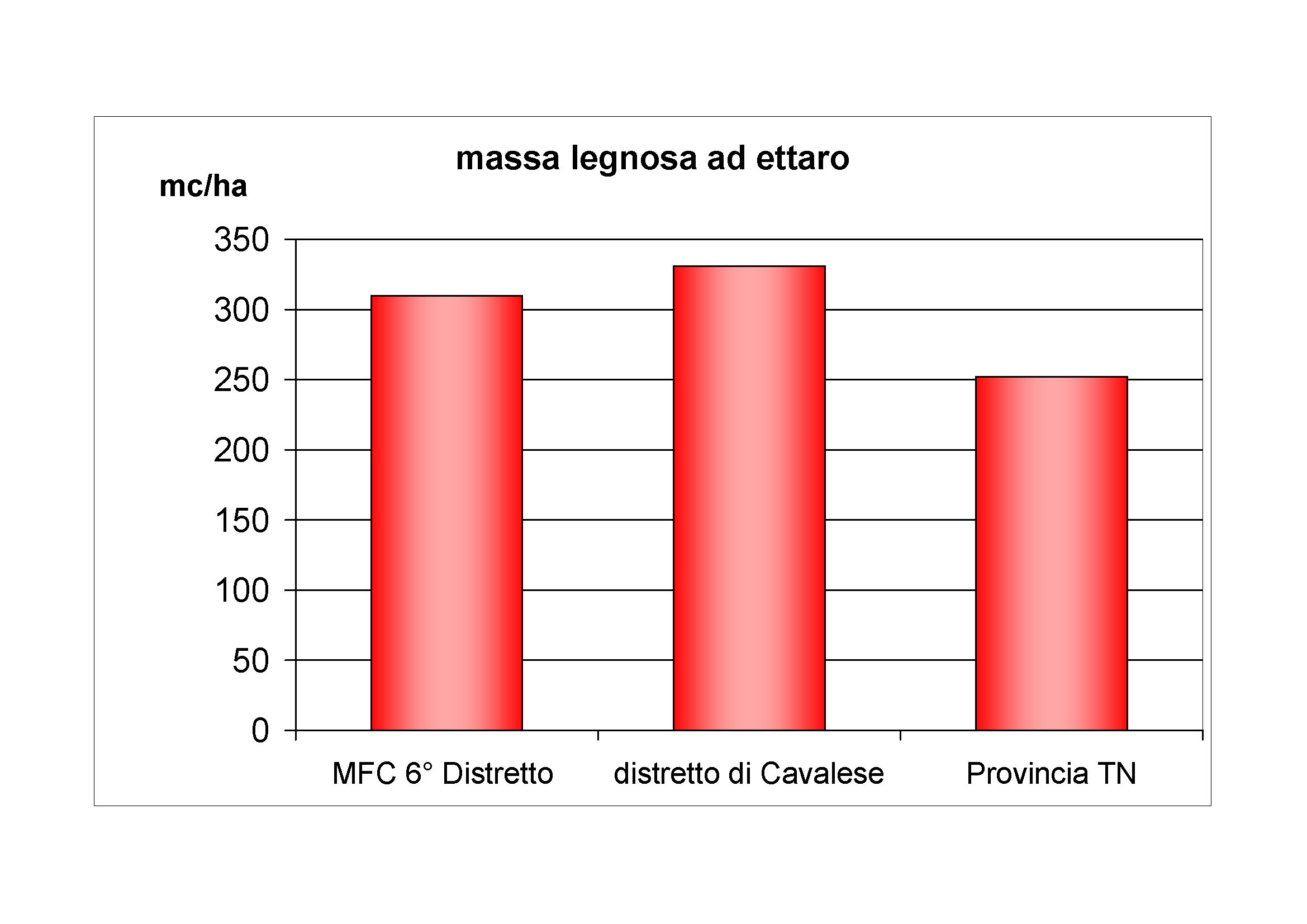 Massa legnosa ad ettaro